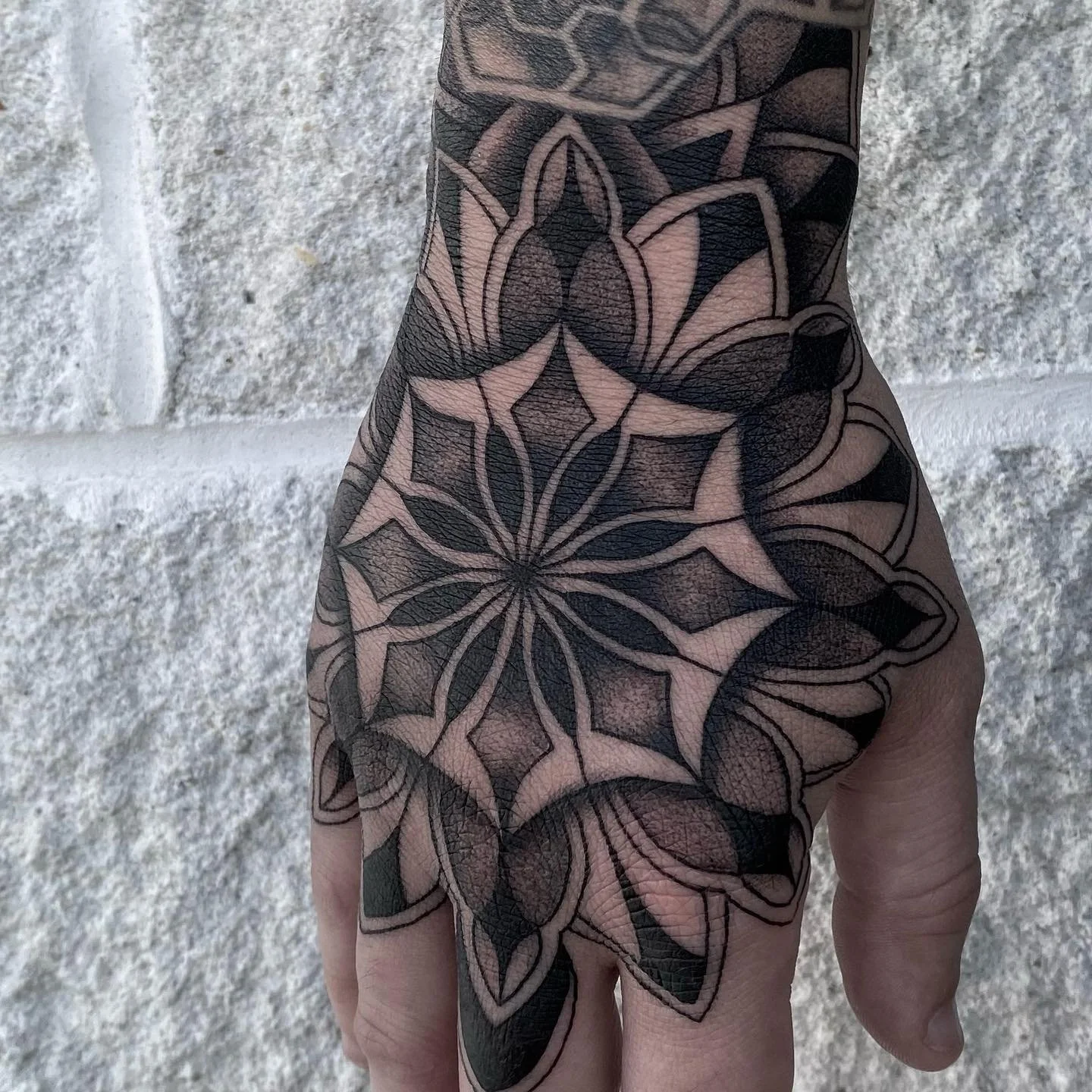 It ain&rsquo;t a job stopper if you&rsquo;re already a tattoo artist 😅 tat done on @majintruth_ink a while back 
.
.
.
.
.
#wetbuckettattoo #tattooartist #surfcitync #sneadsferrync #blackwork #stippletattoo #fineline #phototattoo #photooutlinetattoo