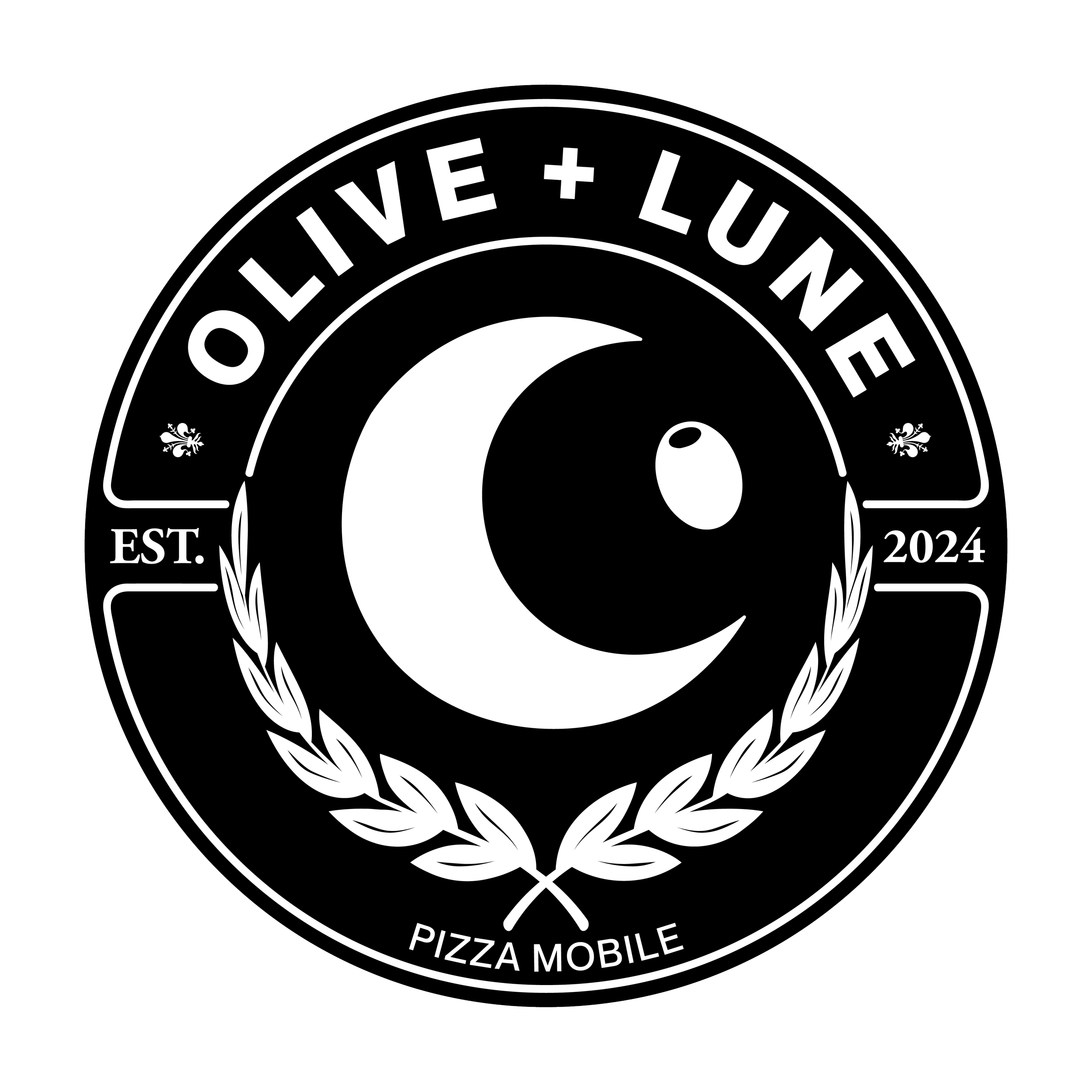 Aside from the obvious moon and olive, the logo goes deeper than that.
First, the switch of “&” in the name to a “+” gives a strong modern contrast with the emblem logo that reflects a very traditional type of storytelling.
Second, the main font i