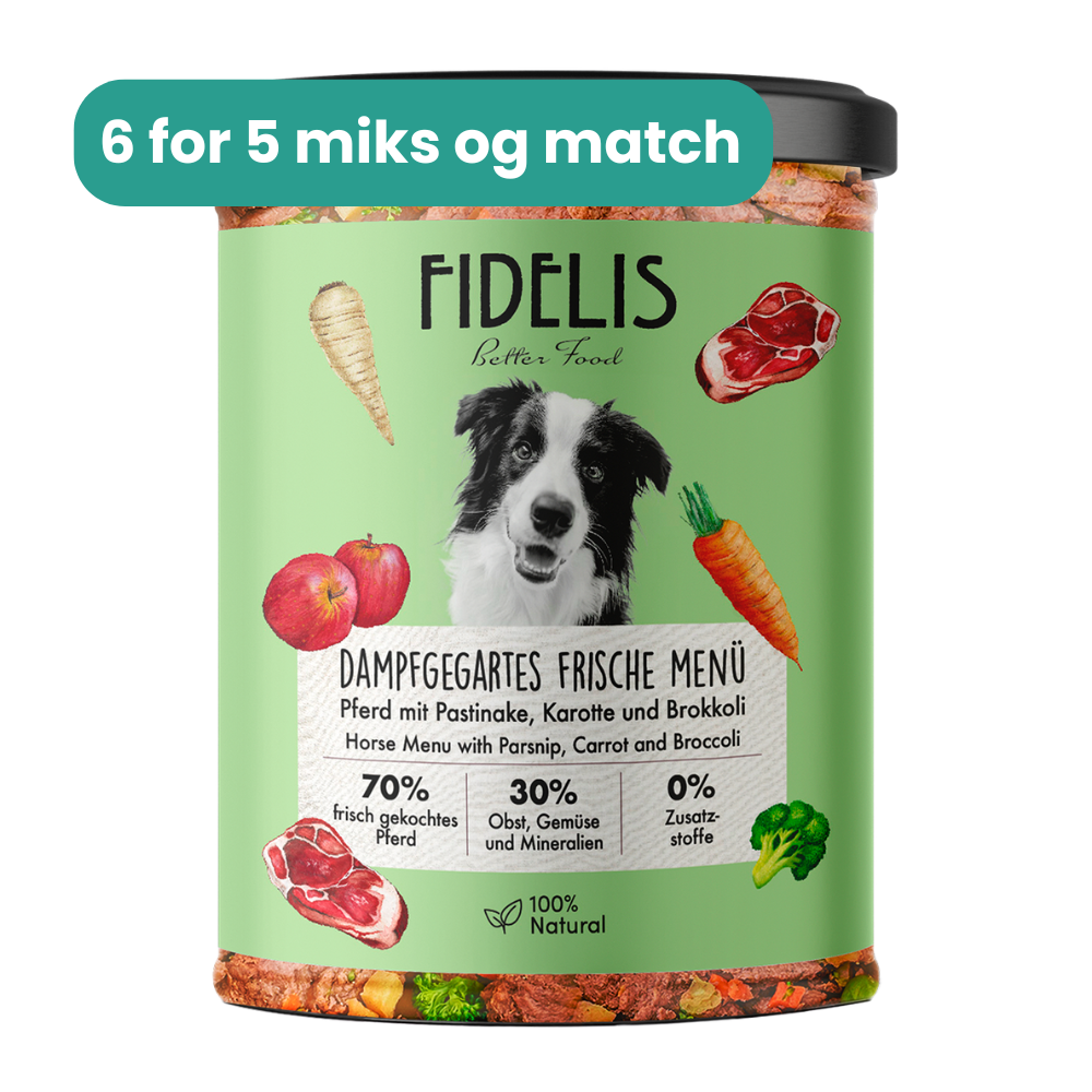 Dampkokt hest 400 g