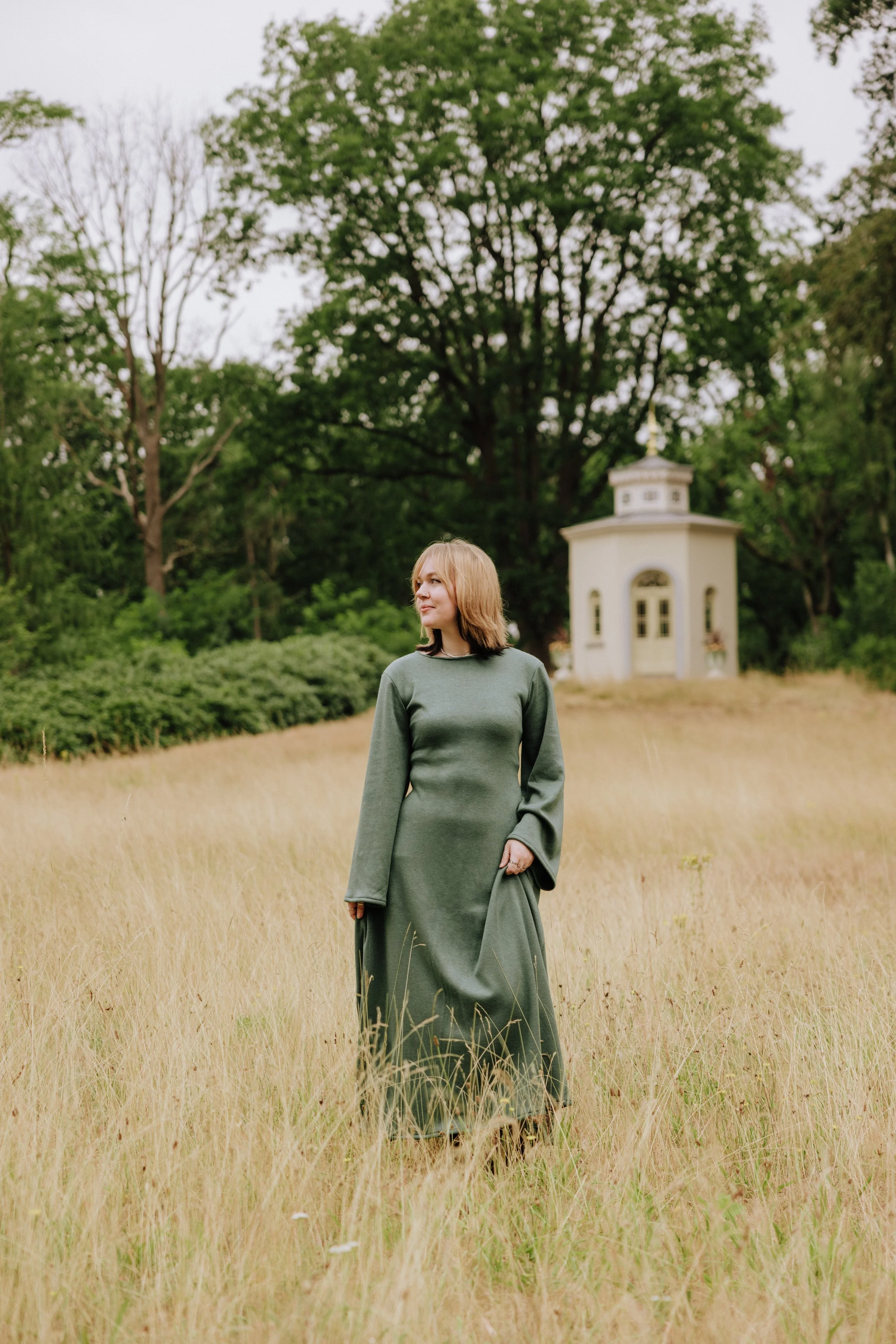 CORSET KNIT MAXI DRESS