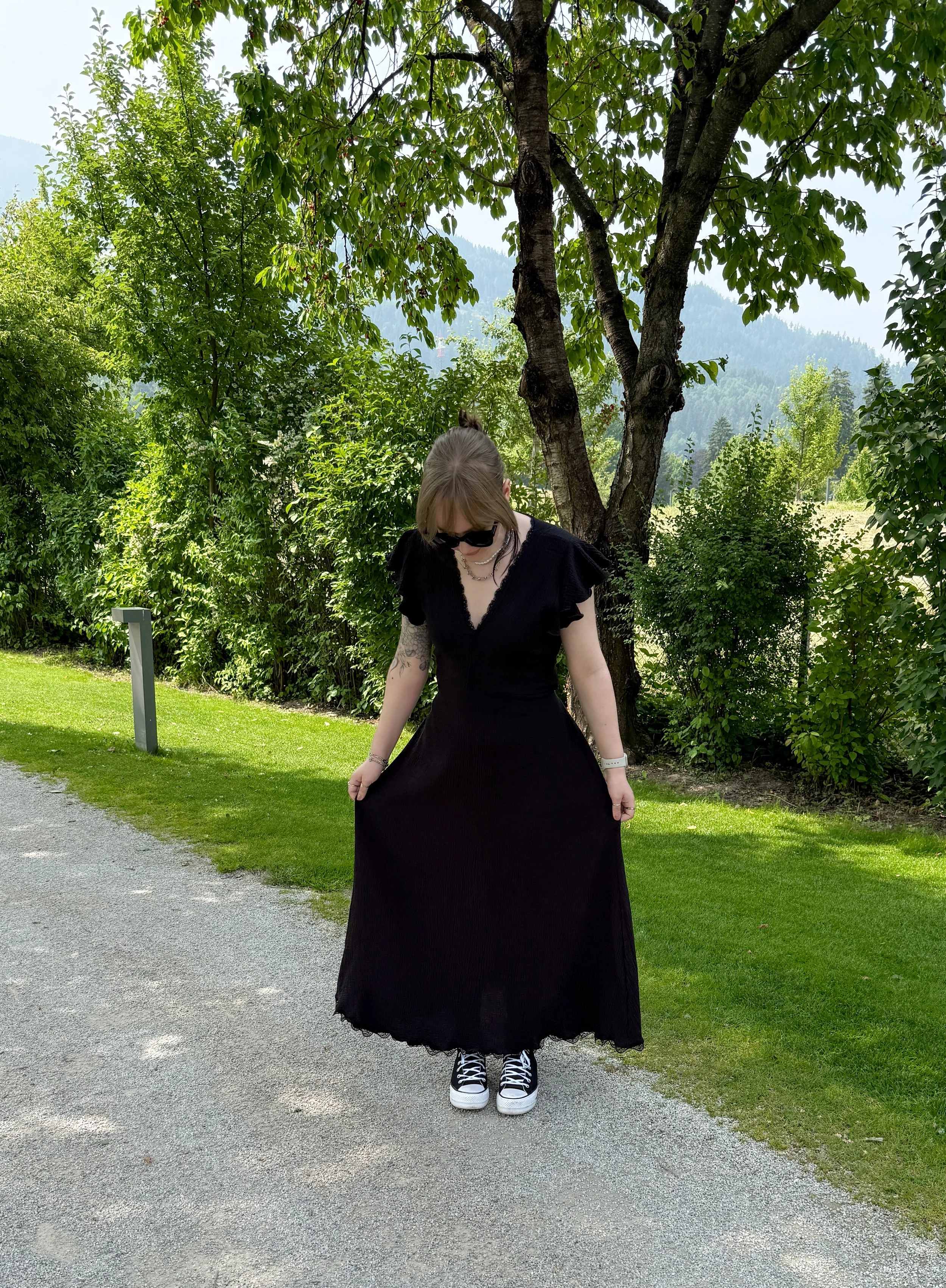 ※たーさま専用※ VIRINA アデルリボン2wayニット （ネイビー）XS ヴィリーナ VIRINA アデルリボン2wayニット （ネイビー） -靴