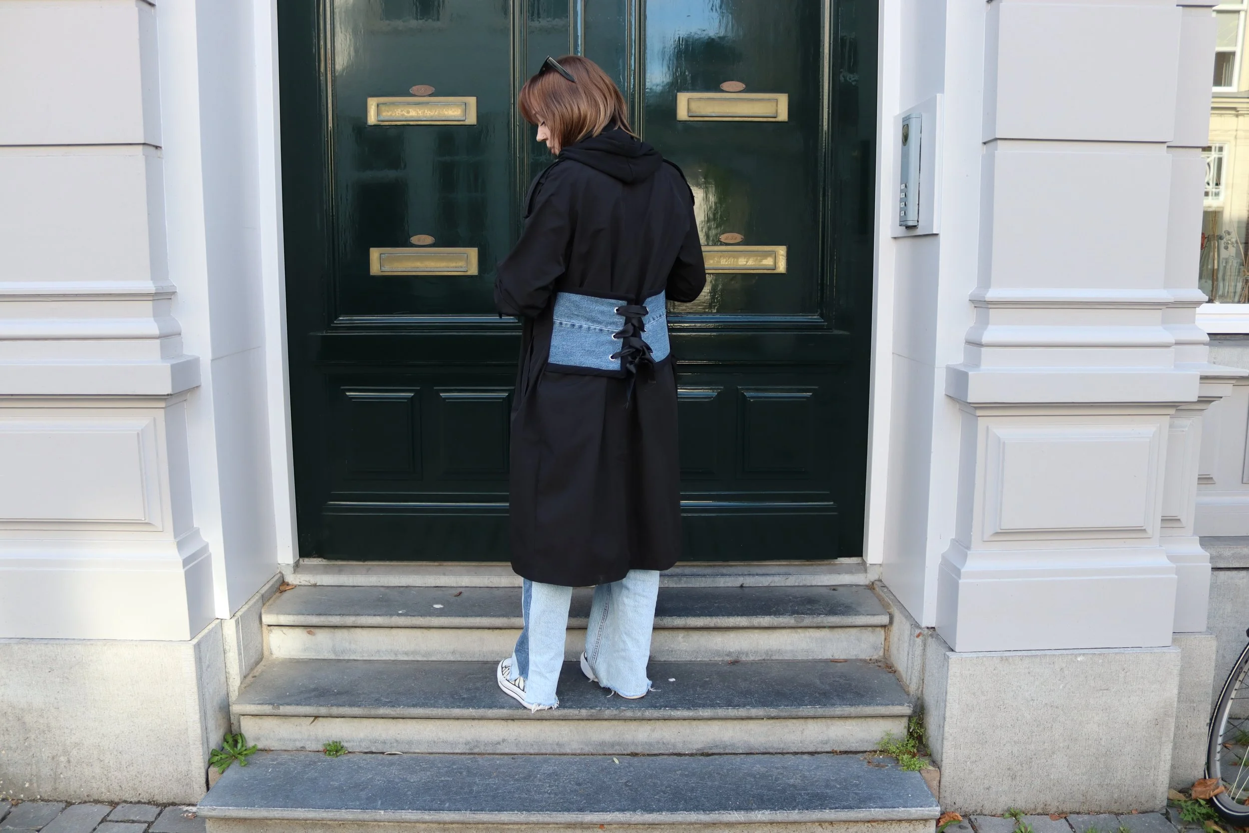 Past product - upcycled trench coat