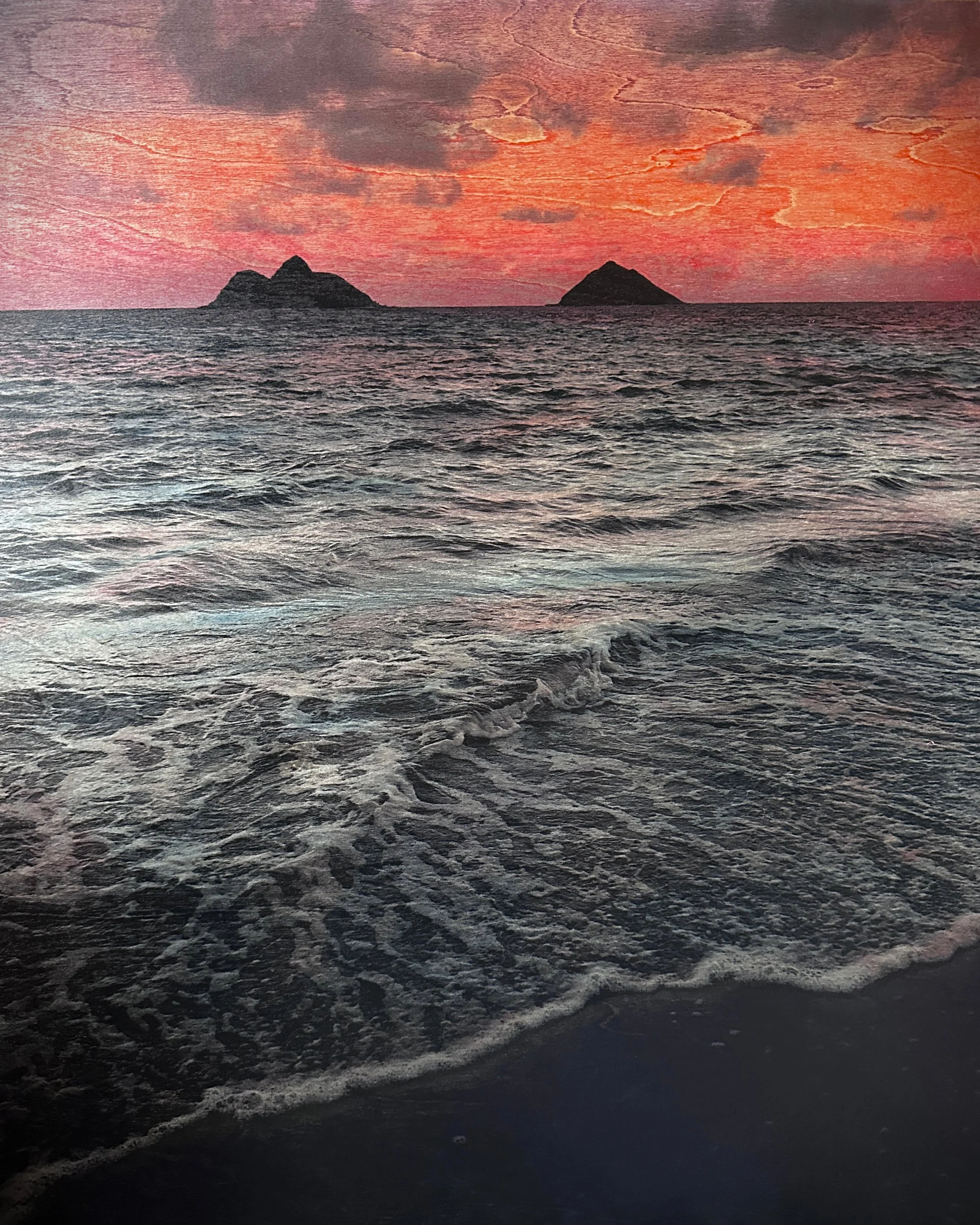 Kailua beach sunset over Mokulua Islands Toni Parras.png