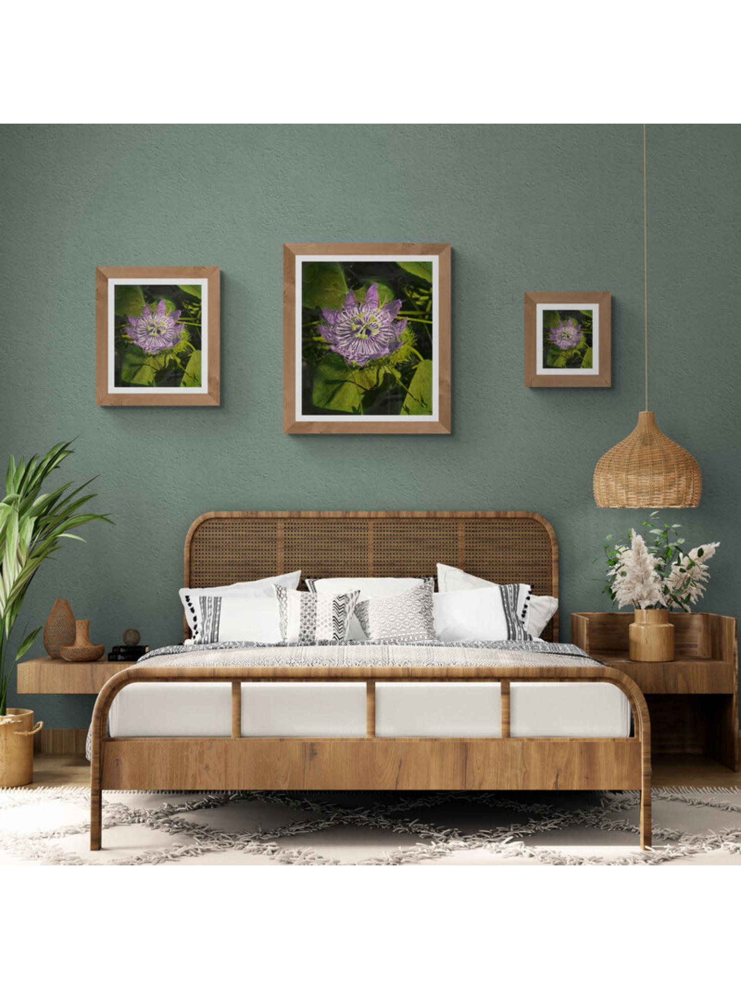 Passion framed 3 sizes bohemian-themed-bedroom.png