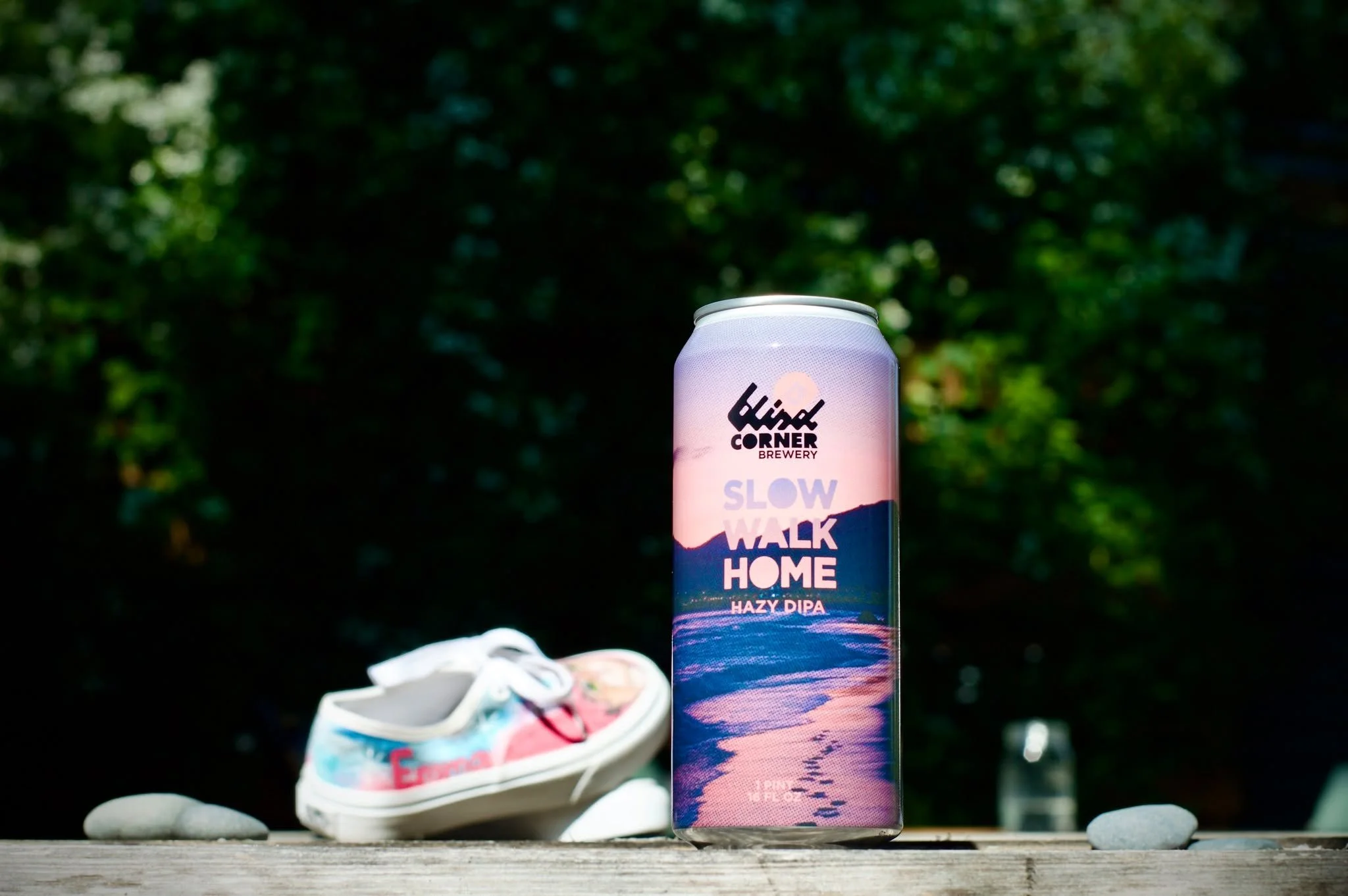 Move slow and with intention. 

Slow Walk Home 
Hazy Double IPA | 7.6% ABV
Hops: Cryo Citra, Nectaron, Amarillo

Drift easy and unhurried. Glowing with layered flavors and aromas like juiced nectarine, honeyed citrus, and soft tropical bloom. The war