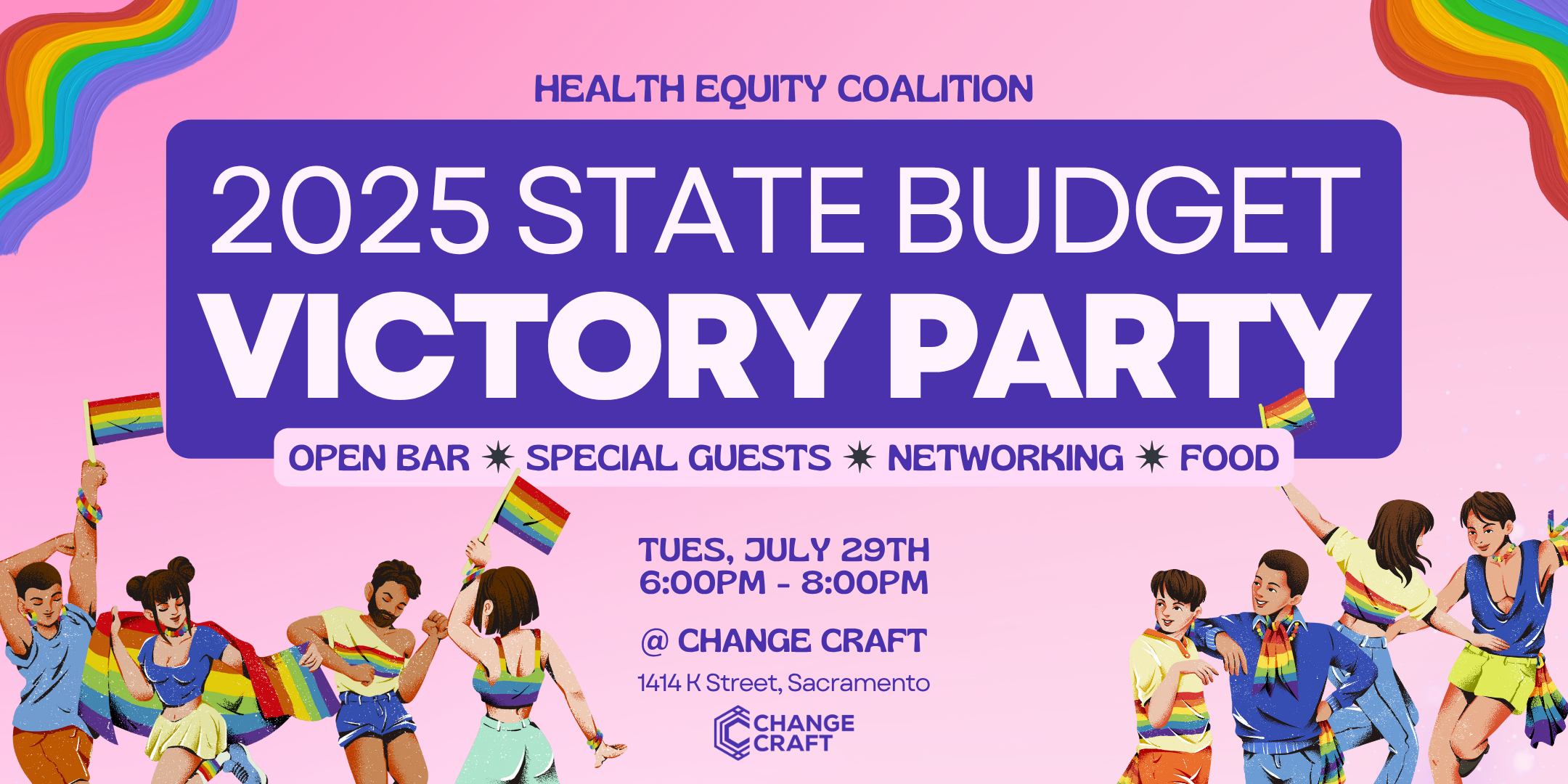 Health Equity Coalition 2025 Budget Victory Party