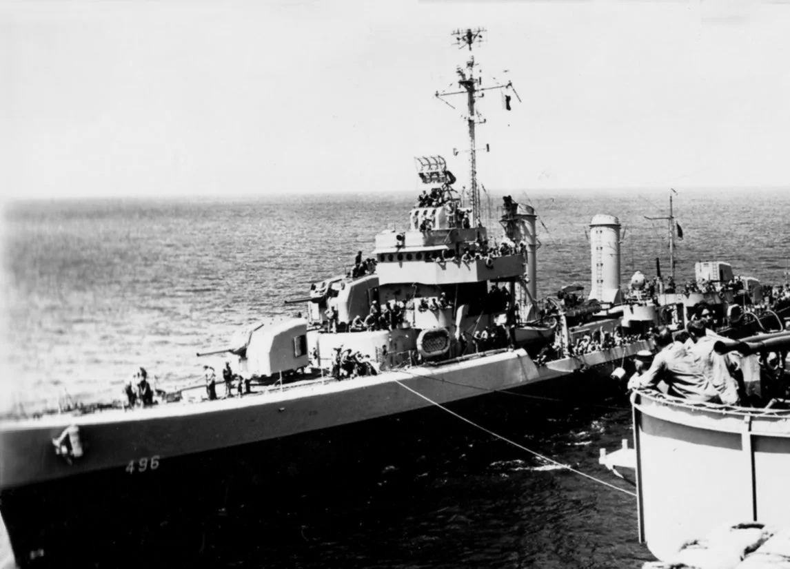 USS McCook, Omaha Beach, D-Day, bombardment
