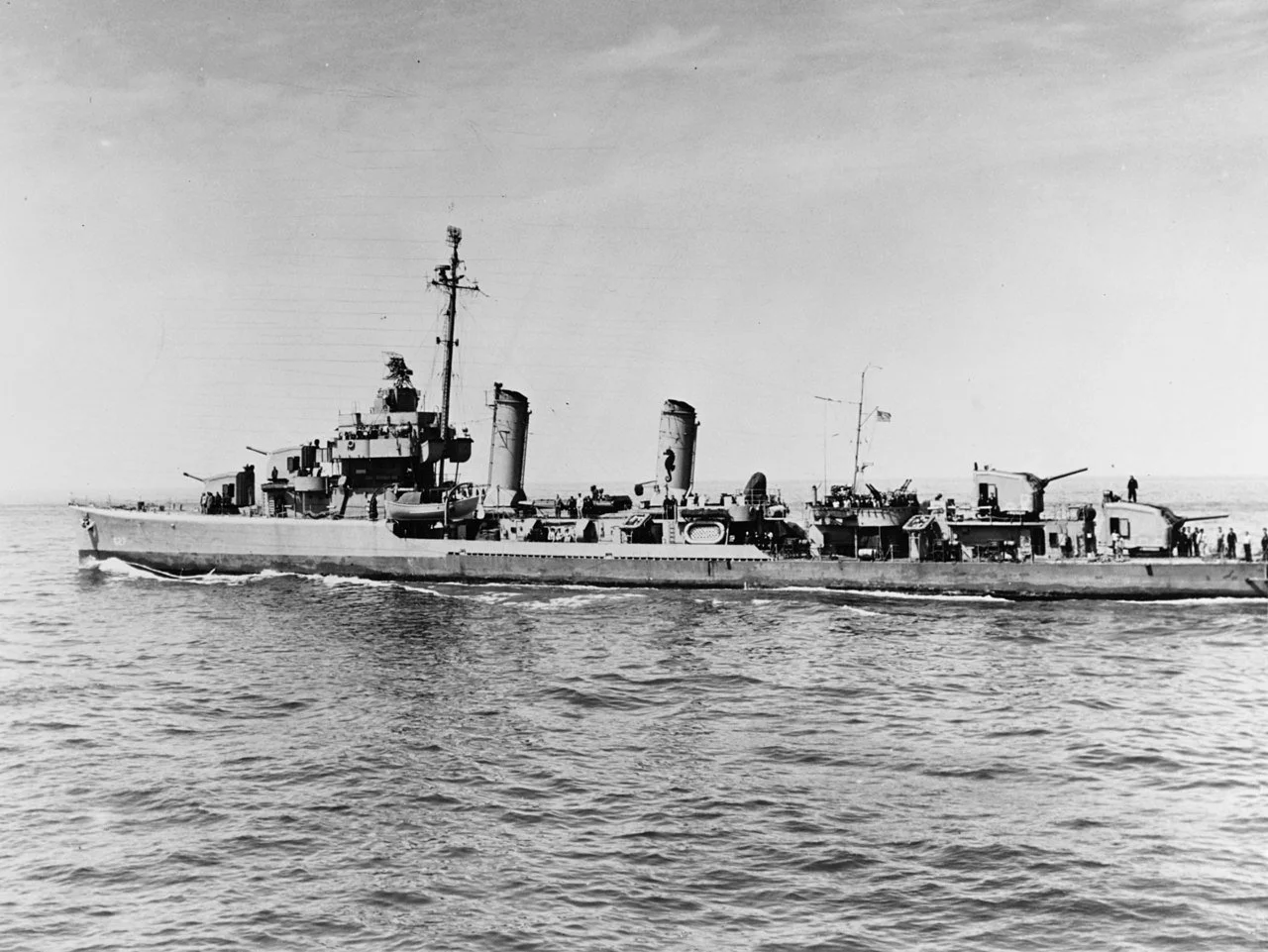 USS Thompson, Omaha Beach, D-Day, bombardment