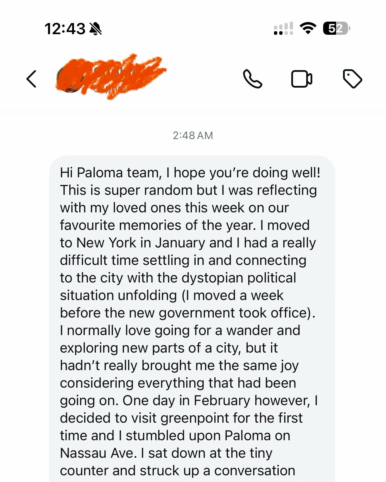 A message like this 🥹 
Thank you for being apart of our 2025. To each and every one of you who visited us x