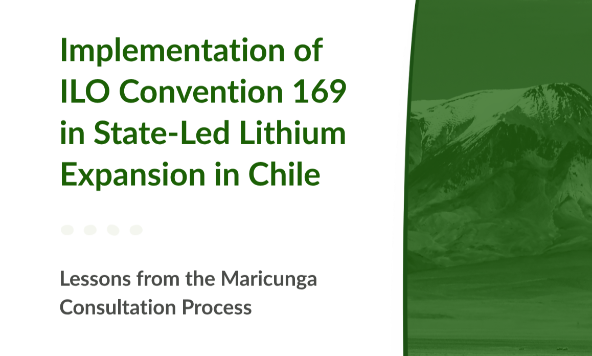 Report Examines Consultation with Indigenous Peoples, Chile’s Lithium Expansion and ILO 169
