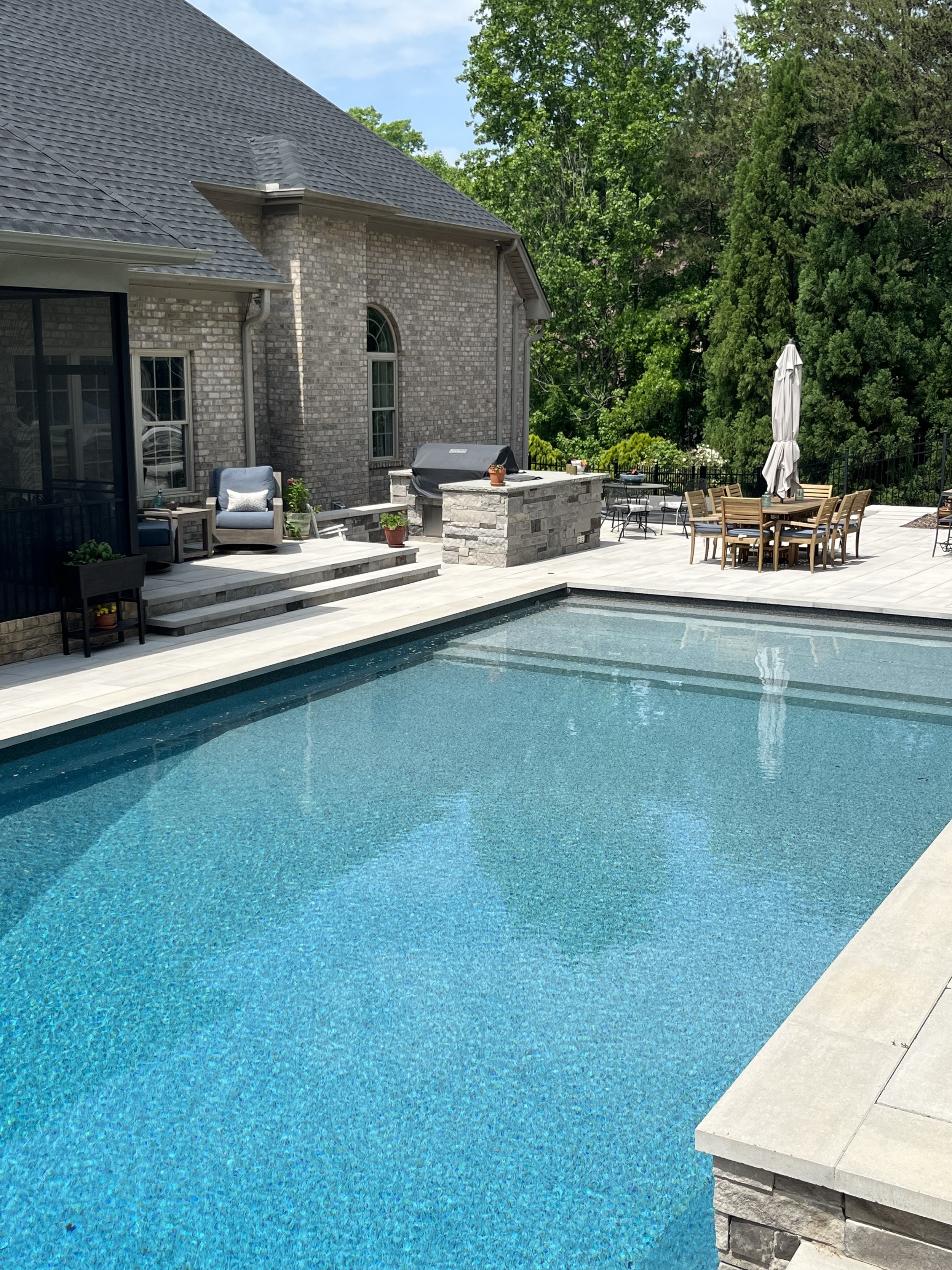 20' x 44’ Rectangle Pool (Stardust Gray Liner)