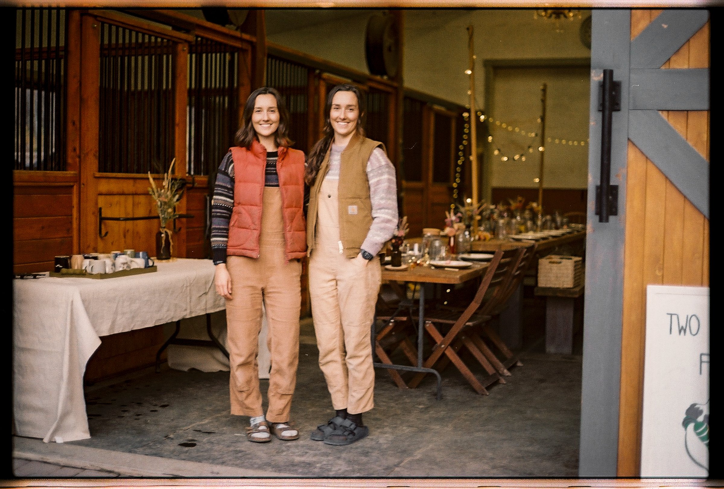 Two founders smiling