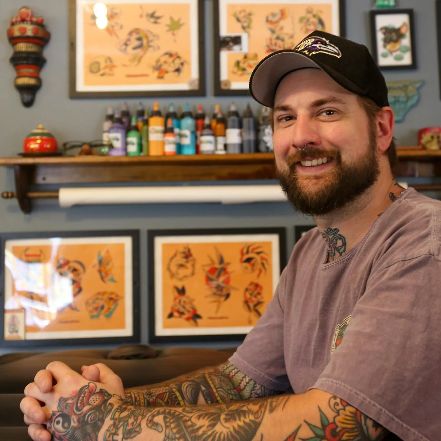 Hot Damn!! It&rsquo;s @awwwsin ❤️&zwj;🔥

Tattooing since 2021, Austin is inspired by bold traditional designs and a simple, elevated color palette. His work draws from nature, classic tattooing, and design motifs across cultures, with an extensive c
