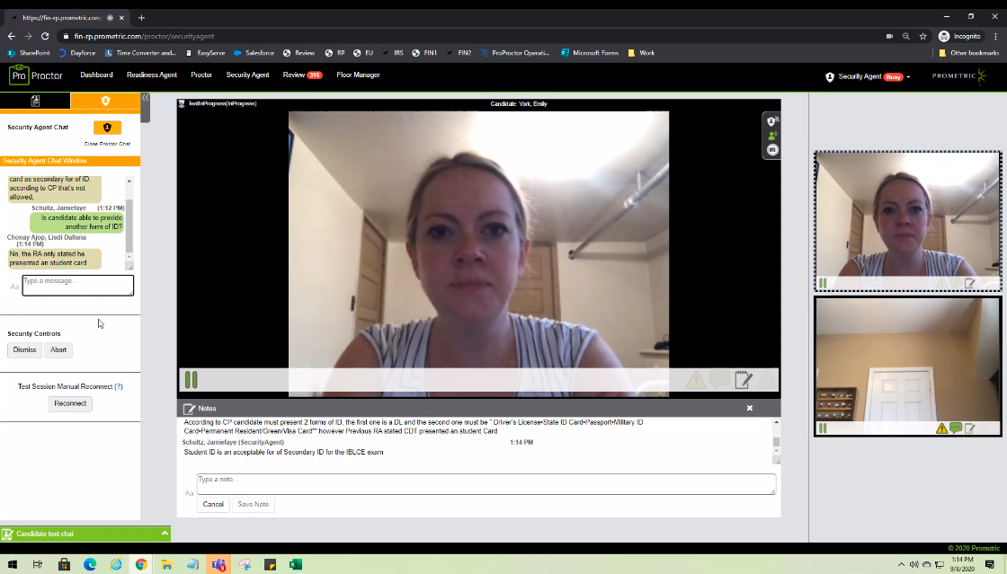 Security Agent dashboard before replatforming