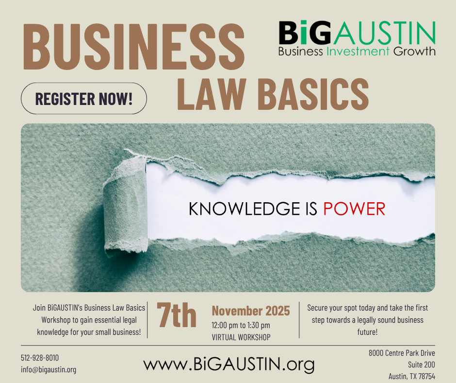 Business Law Basics - Virtual Workshop