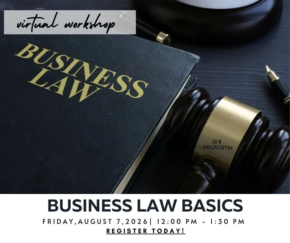 Business Law Basics (Virtual Workshop) 