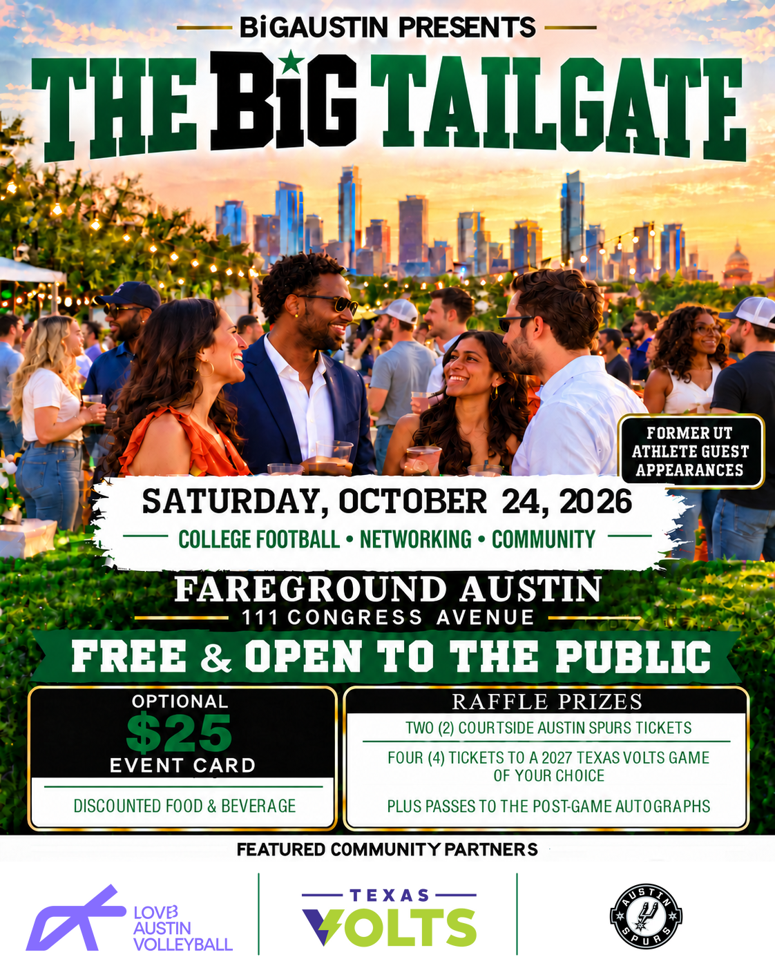 The BiG Tailgate presented by BiGAUSTIN