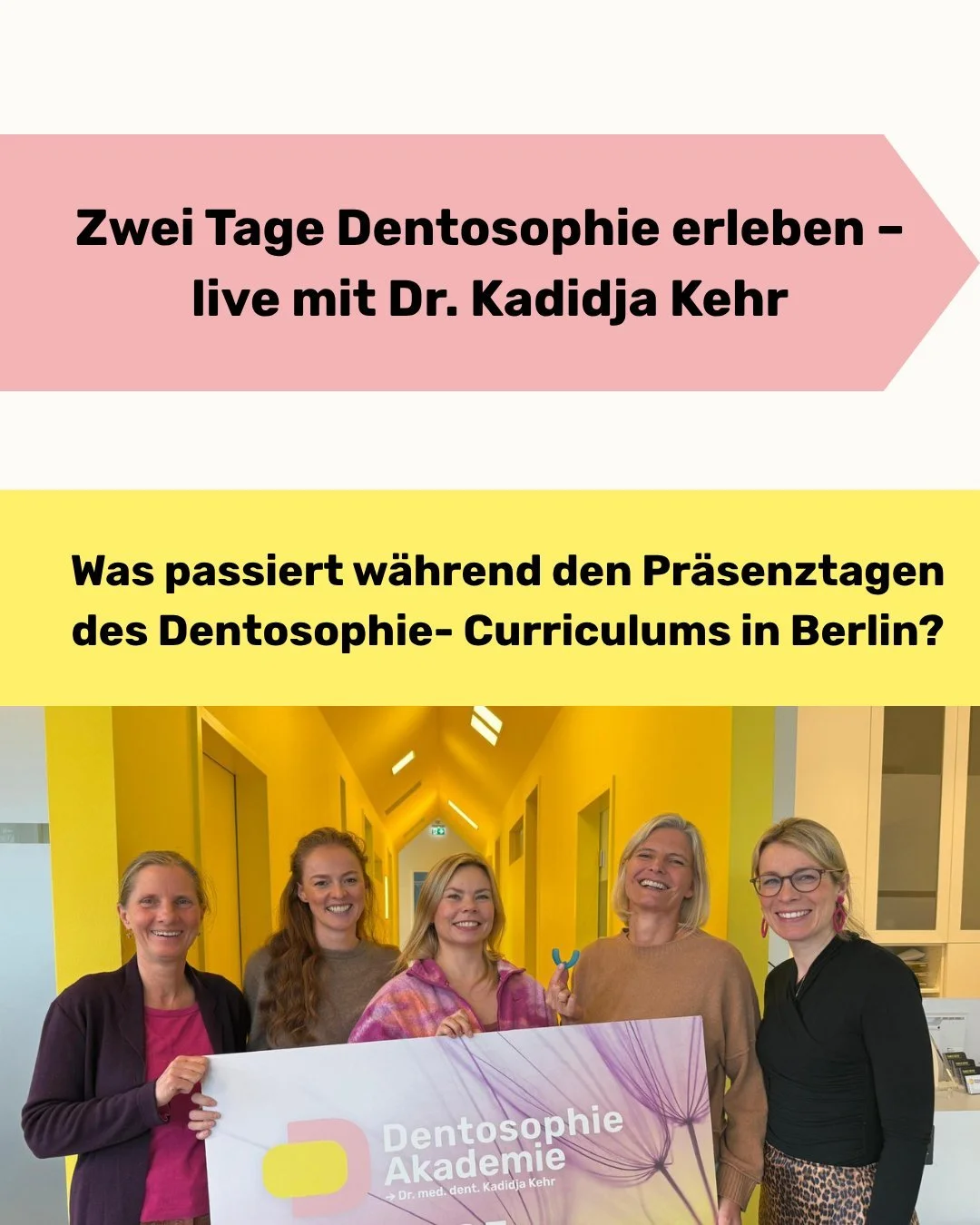 Zwei Tage, die Theorie und Praxis wirklich verbinden.
Bei den Pr&auml;senztagen in der Dentosophie-Akademie geht es nicht nur um Wissen &ndash; sondern darum, wie du das Gelernte sicher in deiner Praxis umsetzt.

Waltraud, eine Teilnehmerin des Dento