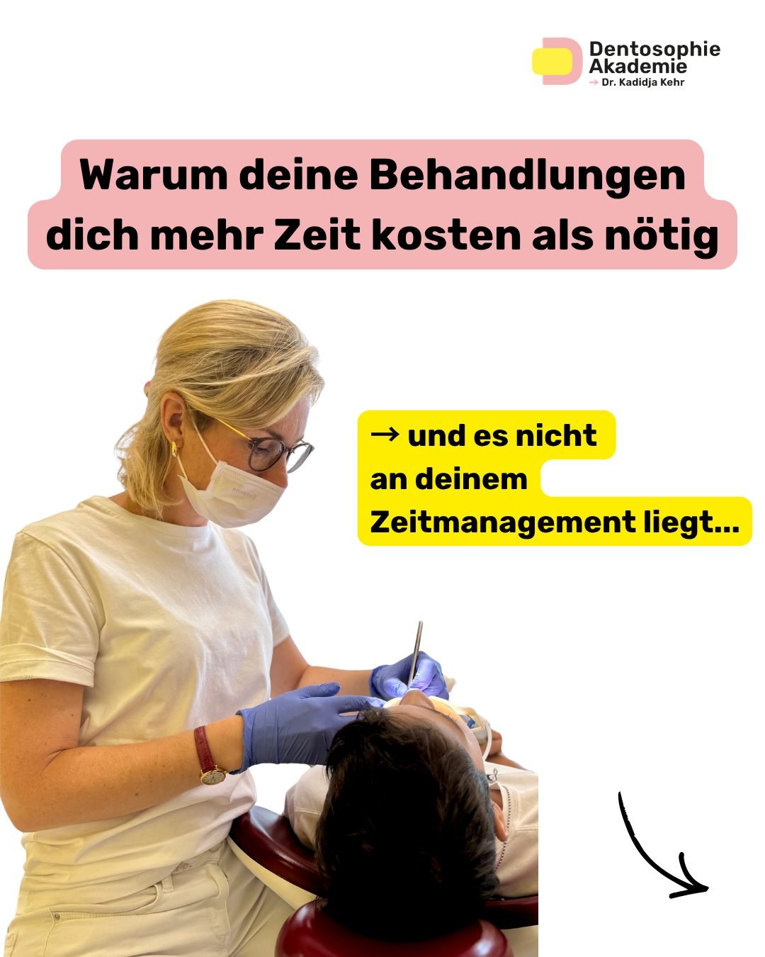 Du brauchst nicht mehr Zeit.
Du brauchst mehr Klarheit am Anfang.

Viele Zahnmediziner:innen verlieren Zeit nicht in der Behandlung, sondern davor.

Kein klares Screening.
Keine einheitliche Struktur im Team.

Das Ergebnis:
F&auml;lle ziehen sich unn