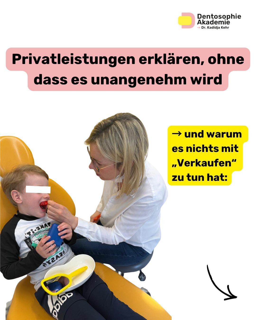 Privatleistungen f&uuml;hlen sich nur dann unangenehm an, wenn sie nicht klar eingeordnet sind.

Viele Zahnmediziner:innen haben nicht das Problem, dass ihre Leistungen zu teuer sind.

Sondern, dass sie sie nicht klar genug erkl&auml;ren.

Patient:in