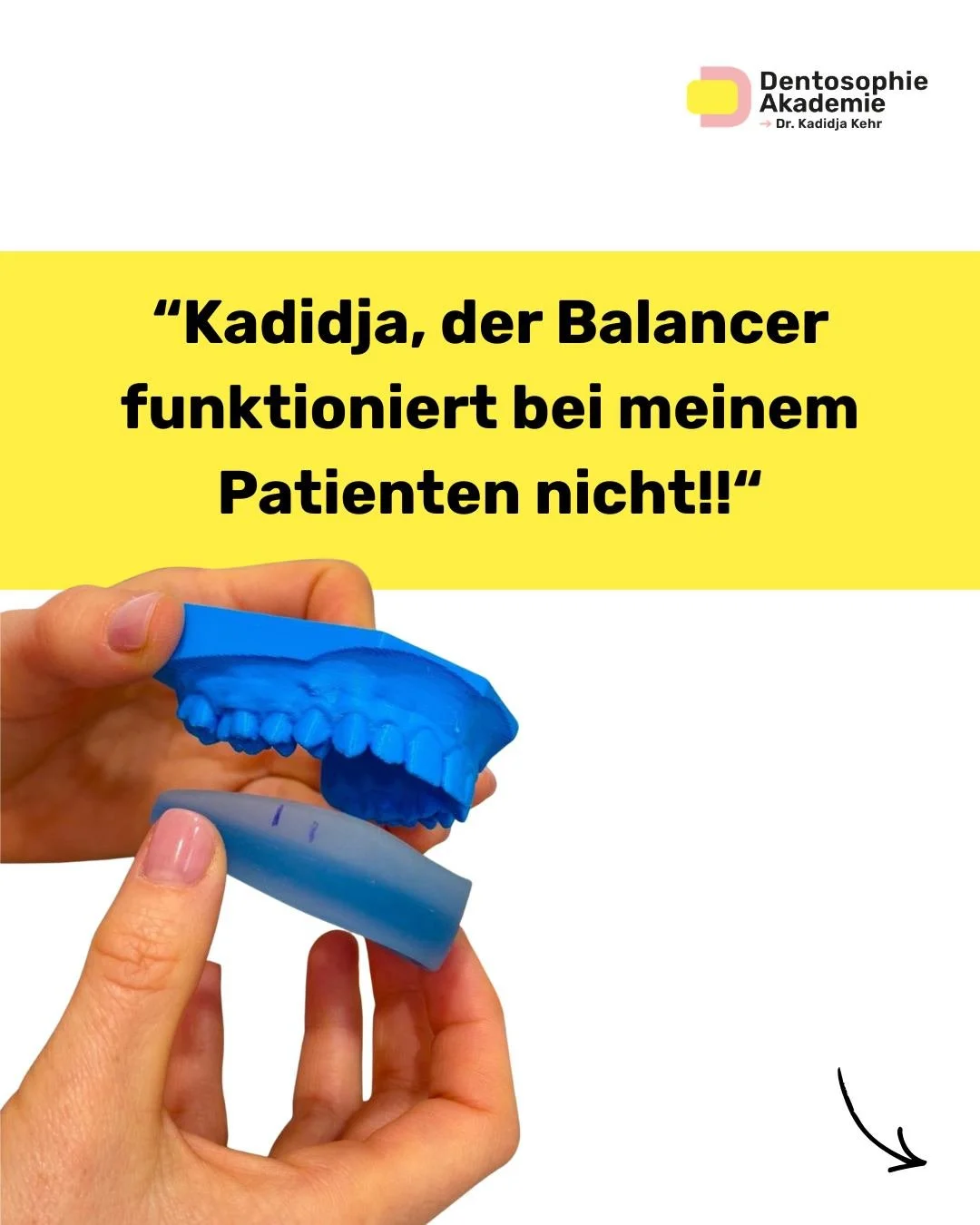 &bdquo;Der Balancer funktioniert nicht.&ldquo;
Diesen Satz h&ouml;re ich &ouml;fter.

Und fast nie liegt es am Ger&auml;t selbst.
Sondern daran, dass die Funktion dahinter nicht ausreichend analysiert wurde.

Denn erfolgreiche Dentosophie beginnt nic