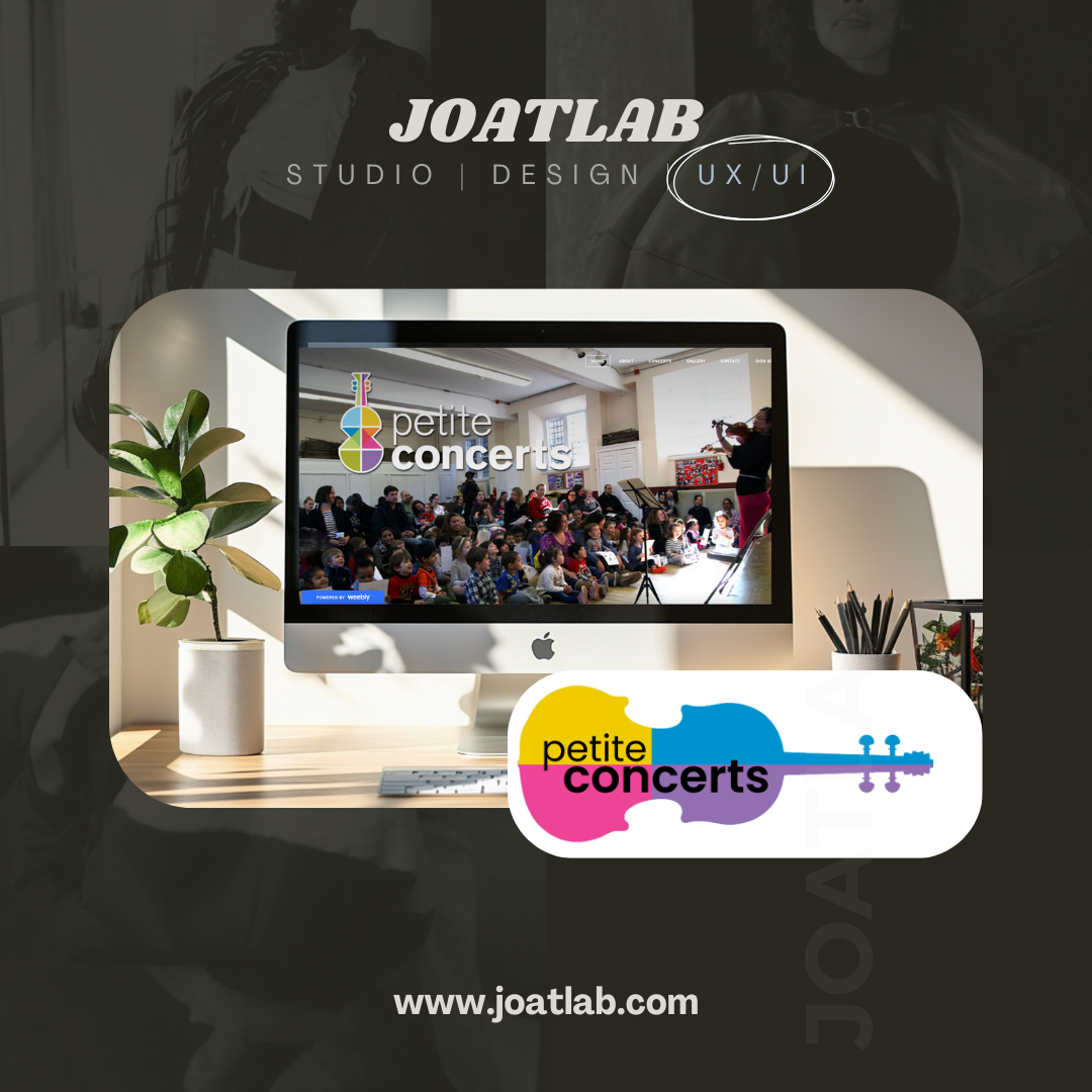 Petite Concerts Website Redesign