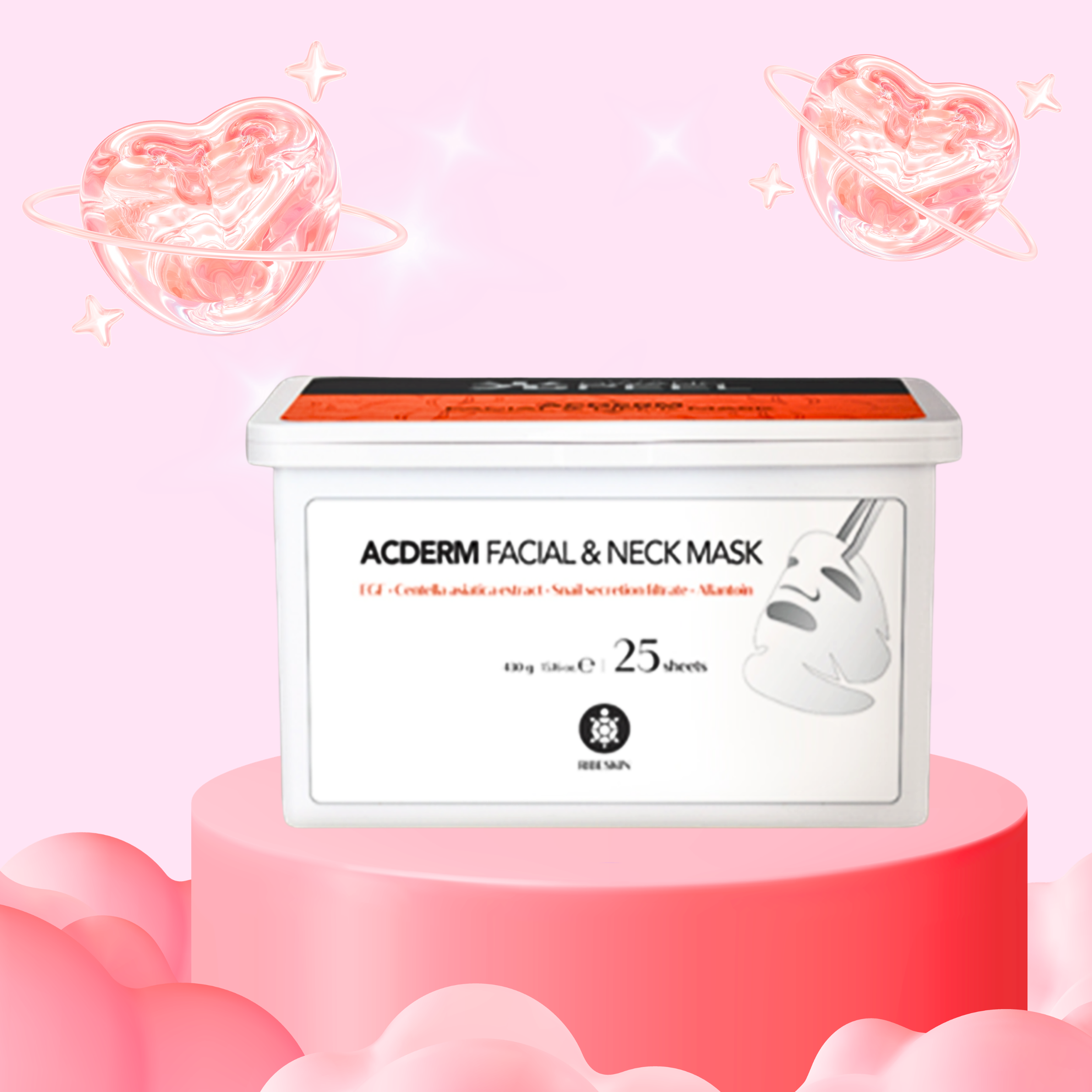 Ribeskin ACDERM Facial & Neck Mask