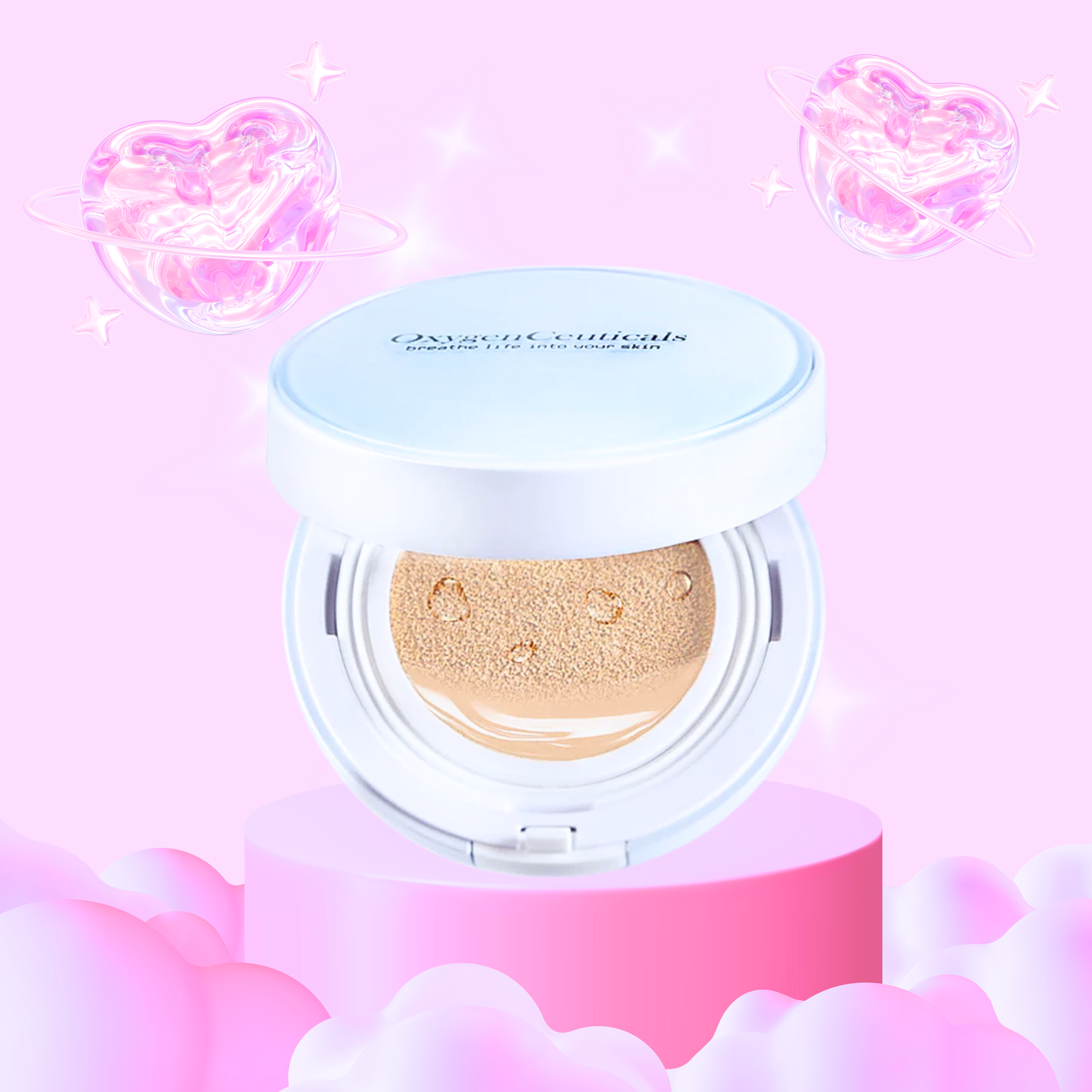 OxygenCeuticals O₂ Cushion – Oxygen-Infused Cushion Foundation for Hydration & Glow