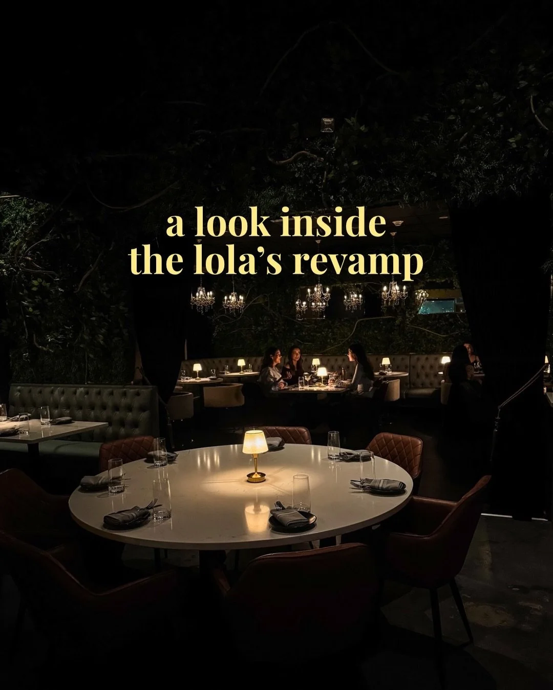 Today @lolahoboken debuts its new look and menu to the public. Last night&rsquo;s media/influencer preview was a true treat and I think the refresh is going to be loved by many 🍸✨

I really wanna know what everyone thinks!