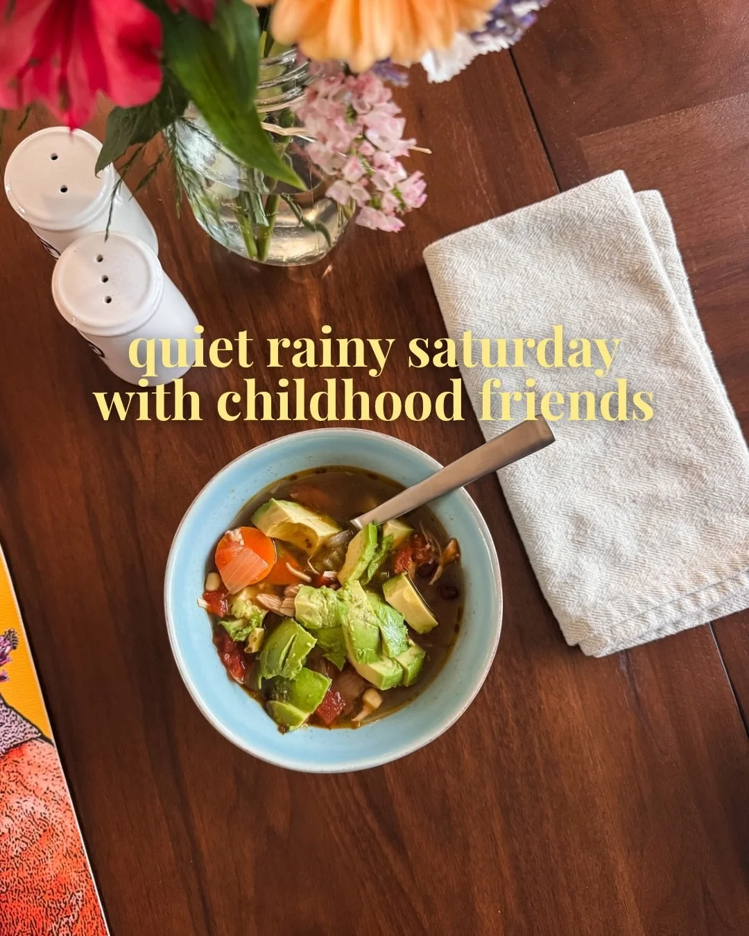 we had this weekend planned for months and it really arrived at the perfect time because i was ready to slooow down. a little nesting weekend / last hang before my friends first baby comes in a month 😌🥰 

the quiet, cozy weekends with childhood fri