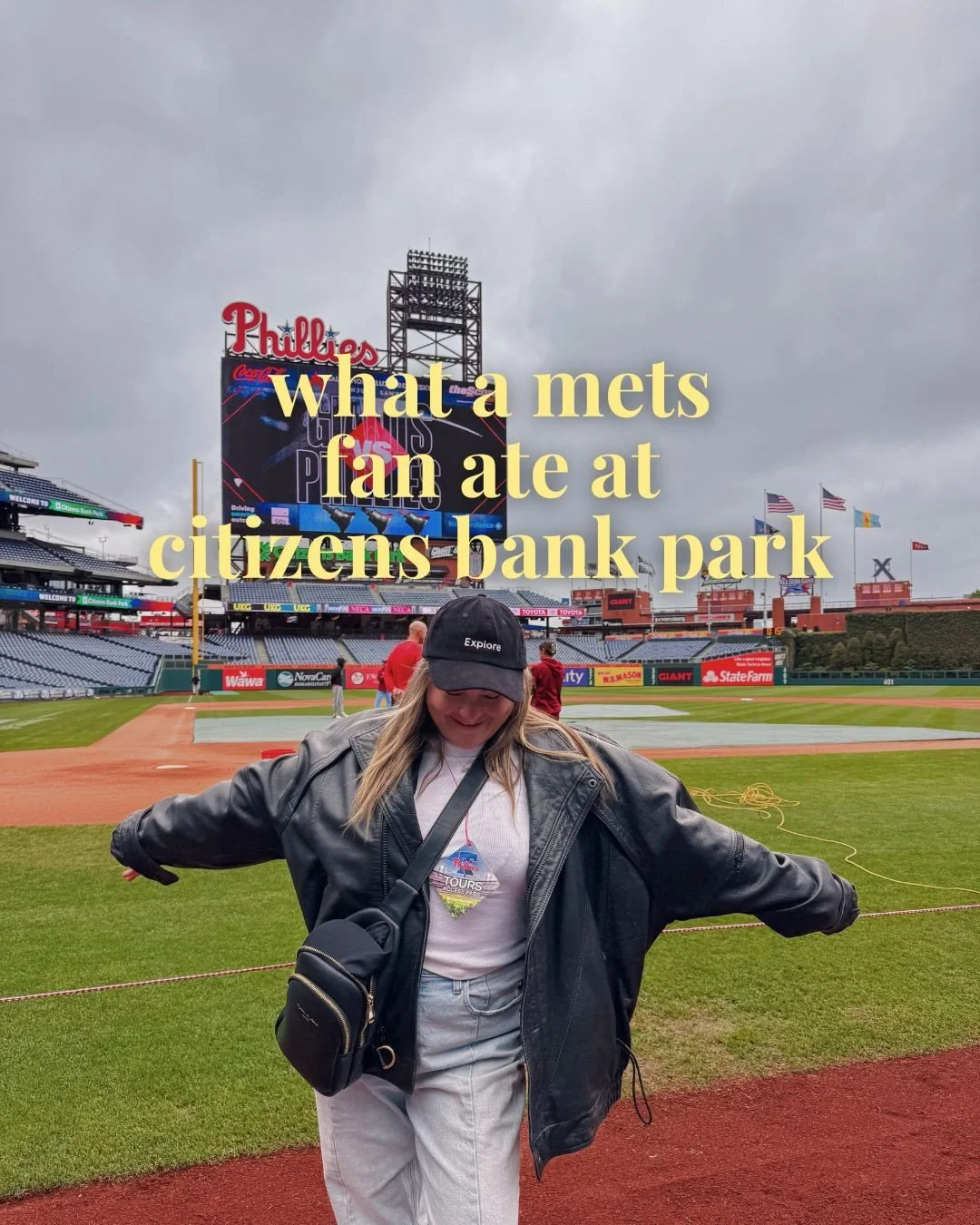 in case ya missed it, i went on a press trip to philly last month! part of our itinerary was a phillies game 🤪

i&rsquo;m a new york baby who grew up surrounded by &ldquo;the enemies&rdquo; in the philly burbs, so i&rsquo;m used to feeling a little 
