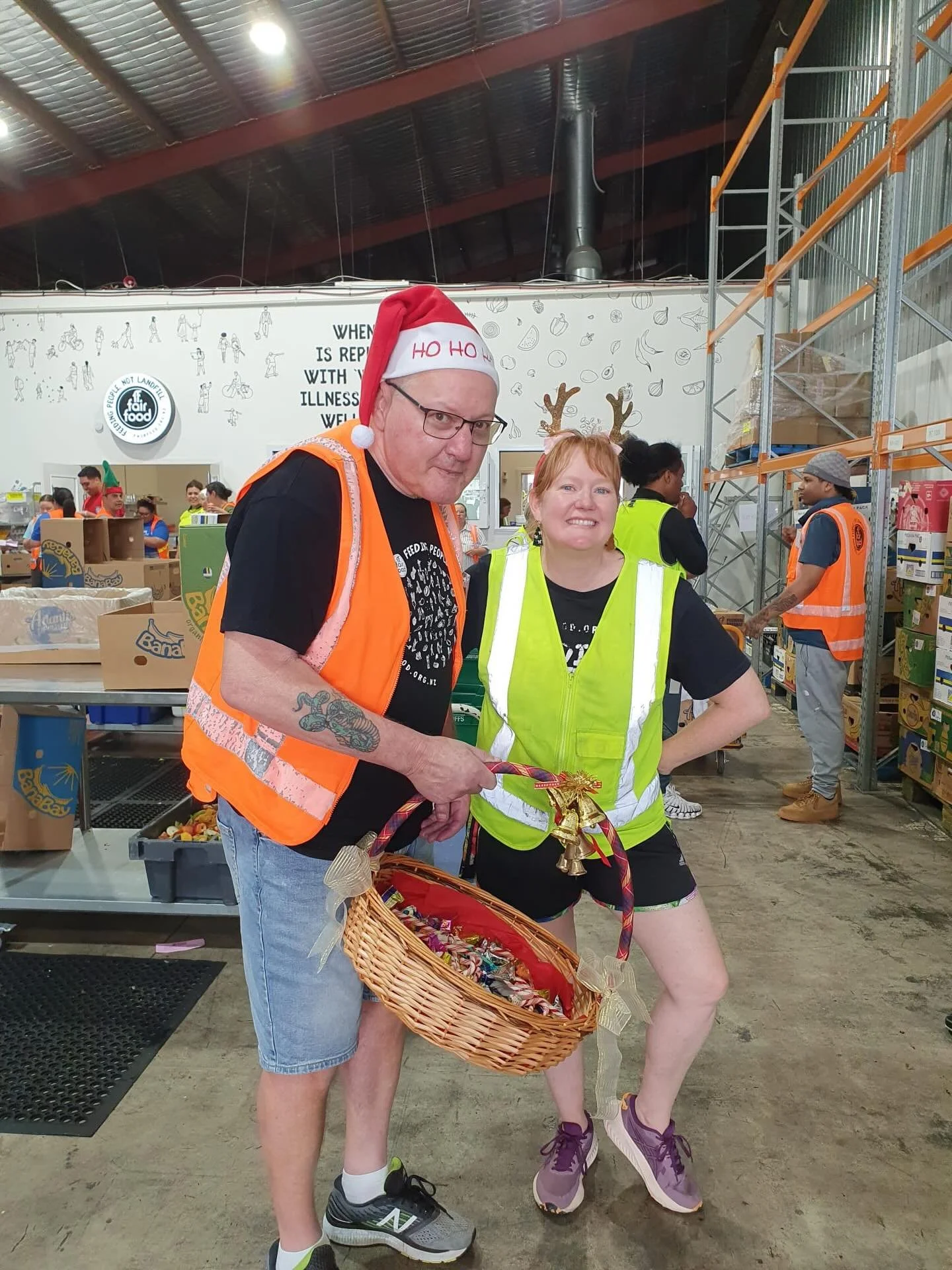 Christmas baking heading all over West Auckland thanks to these Summer Santas from the @yodcollective 🎅🏽. E mihi for brightening our Mondays all year long.