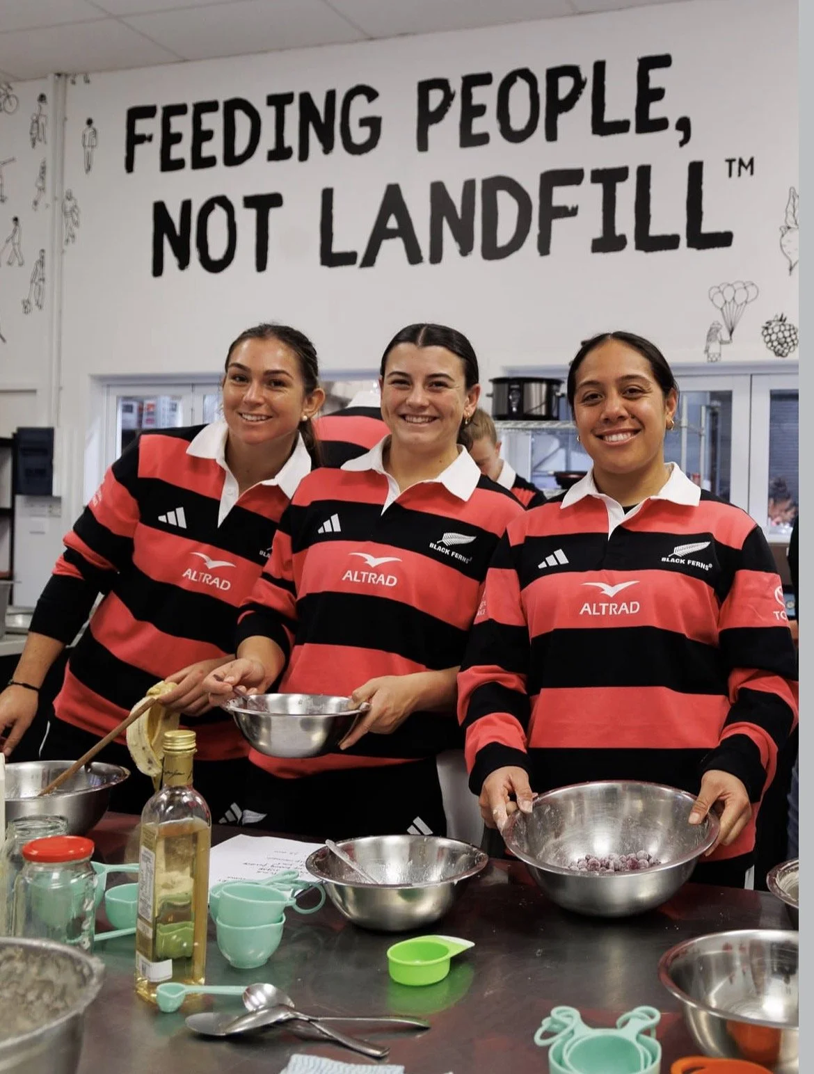 Black Ferns Help Tackle Hunger