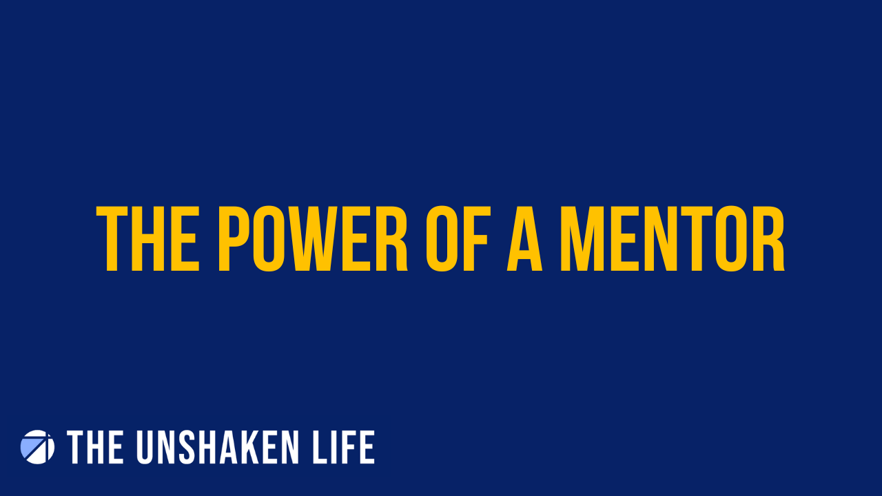 The Power Of A Mentor