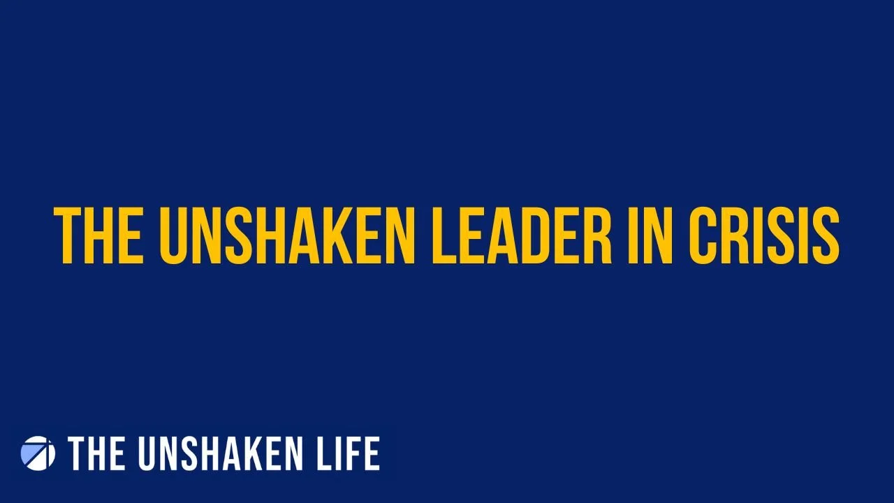 The Unshaken Leader in Crisis