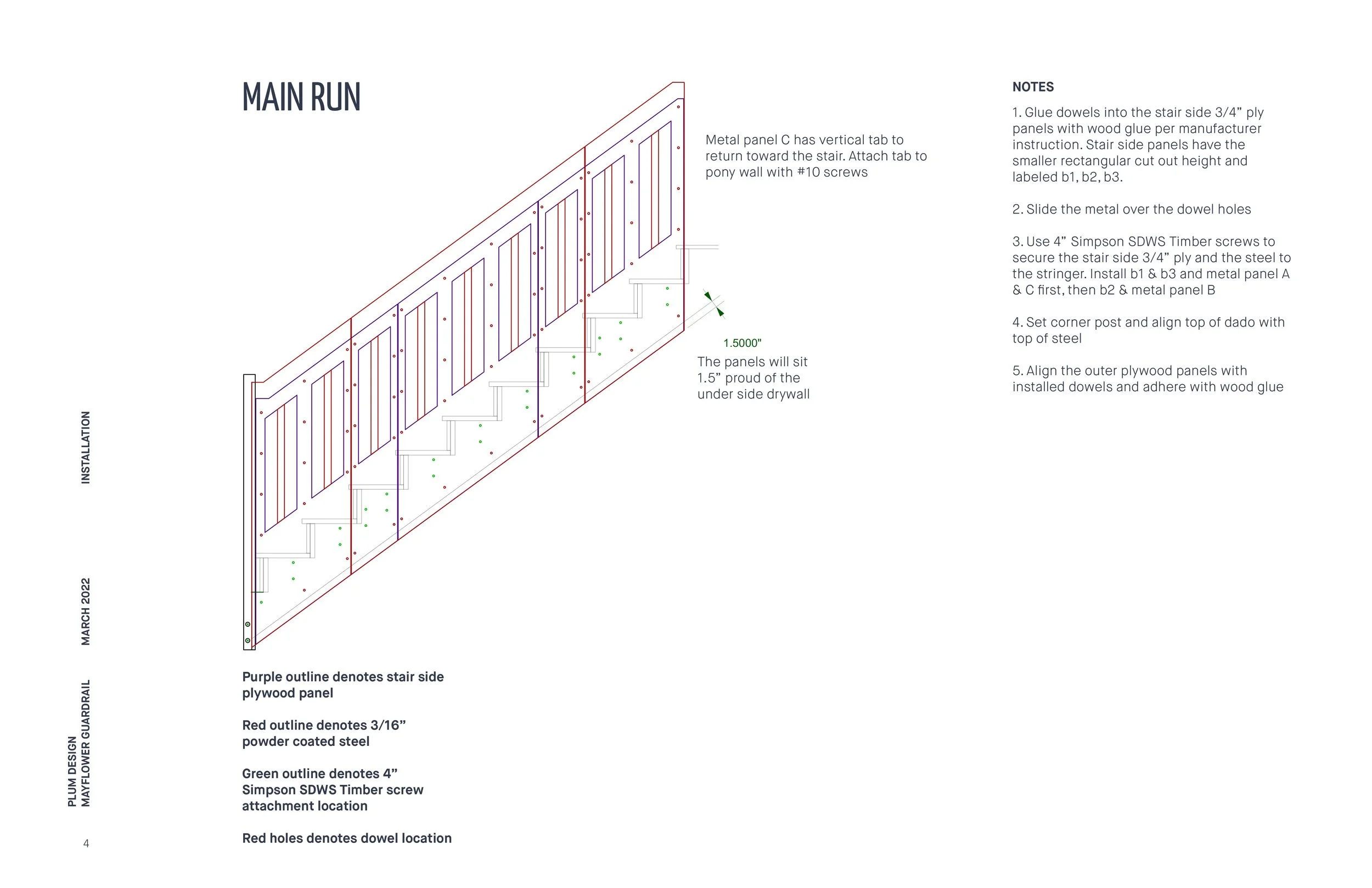 Installation instruction manual