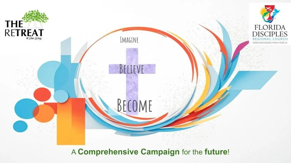 Gifts to the FL Disciples Comprehensive Campaign in phase one and phase two will be allocated 70% to capital projects at the Retreat, 20% to other regional priorities, and 10% to outreach beyond the region.