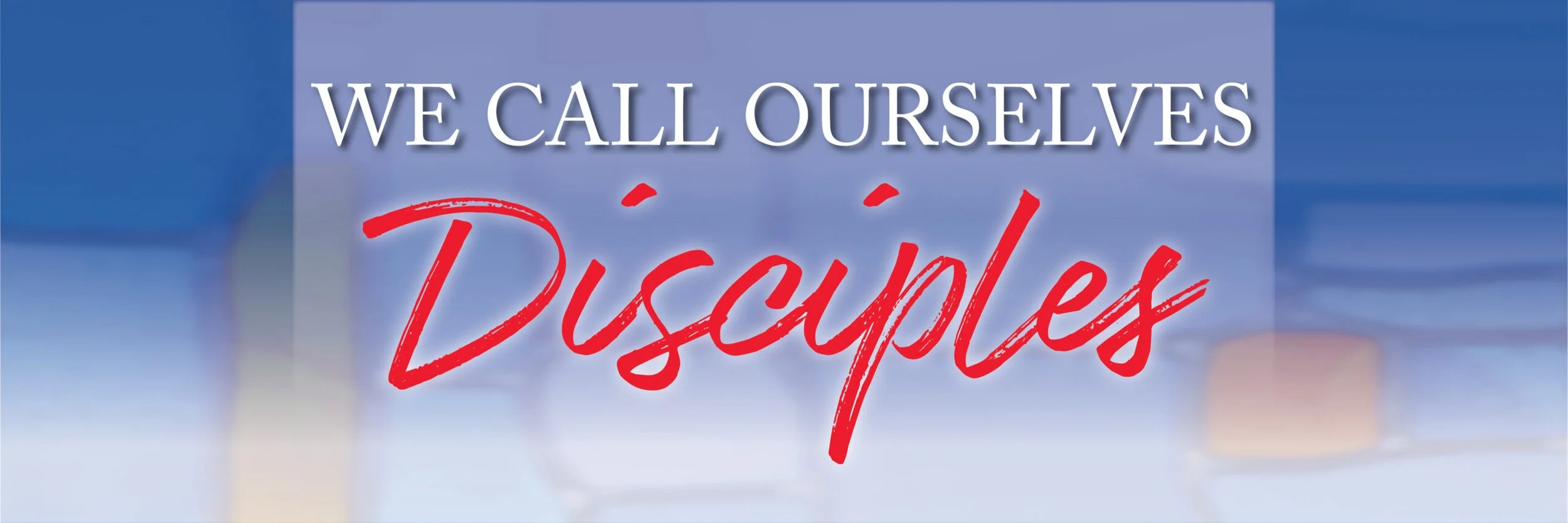 We invite you to explore the multimedia resource "We Call Ourselves Disciples". This resource will help us reflect on the ways Disciples understand and live
into a variety of topics and grow in our connections as part of the Christian Church (Discipl