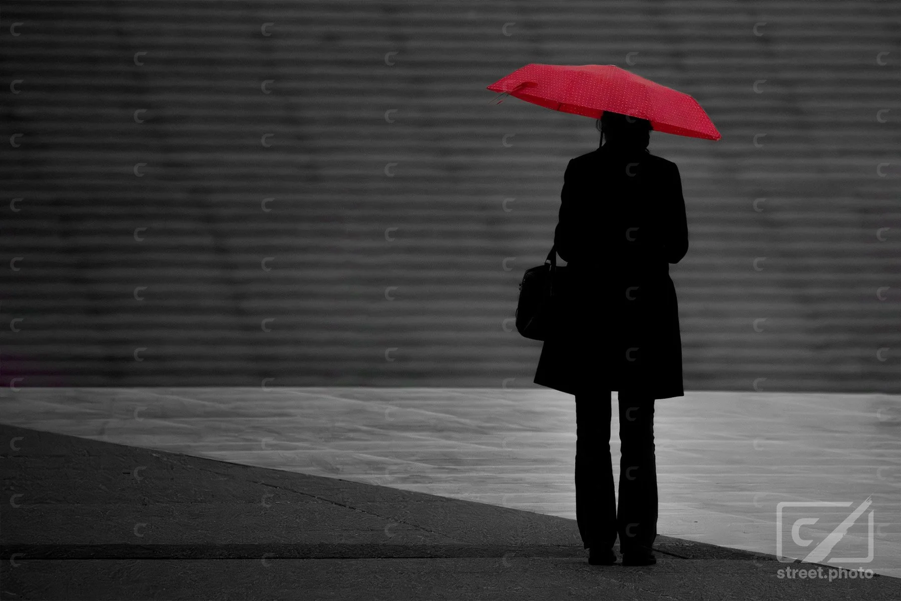 Red Umbrella Girl