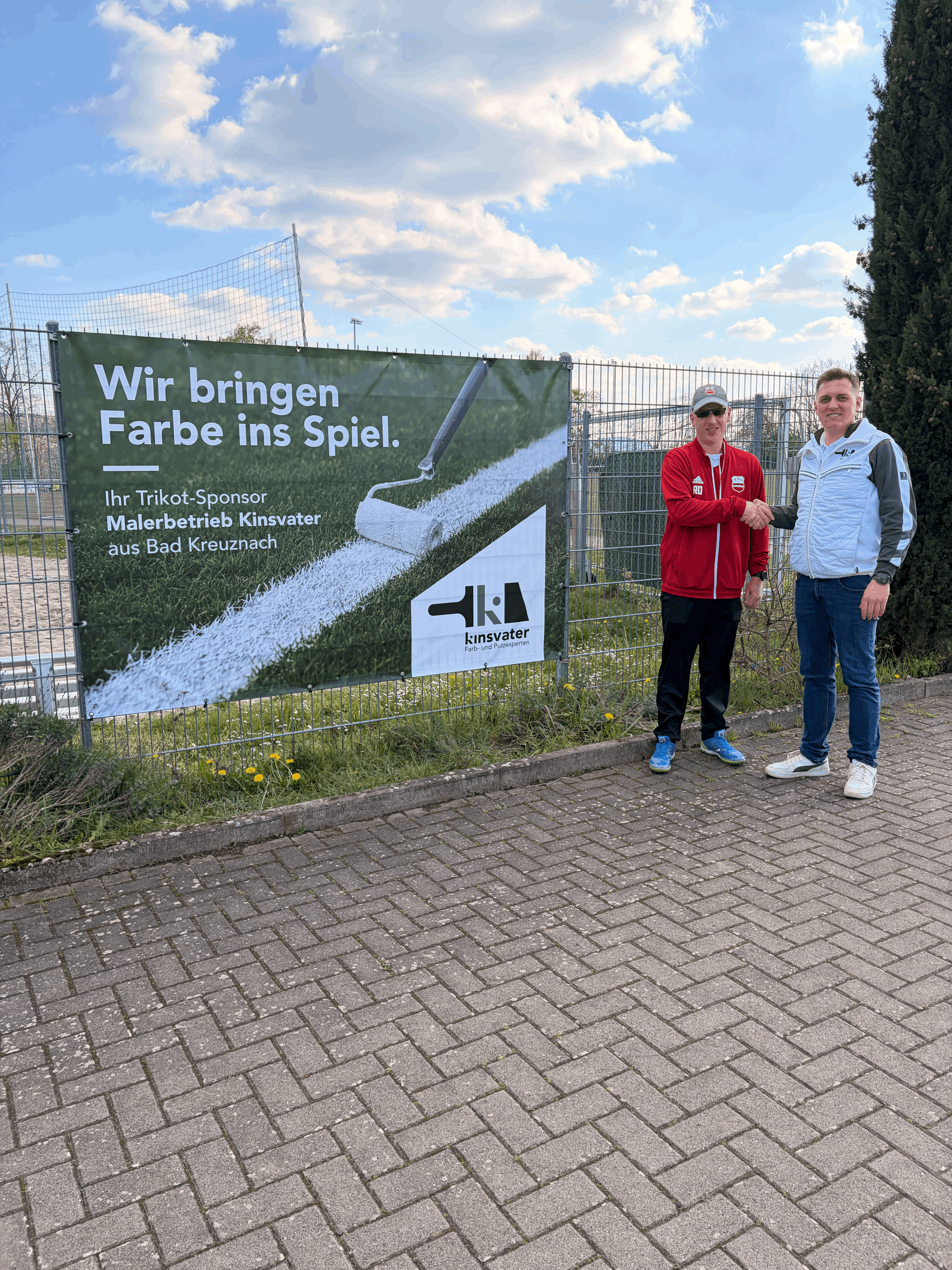 Wir engagieren uns für den Nachwuchs – Malerbetrieb Kinsvater wird Sponsor der D3-Jugend des TSV Hargesheim