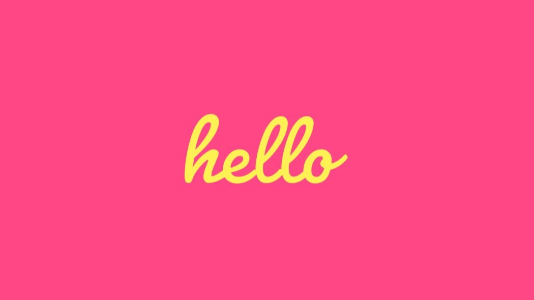 Welcome!