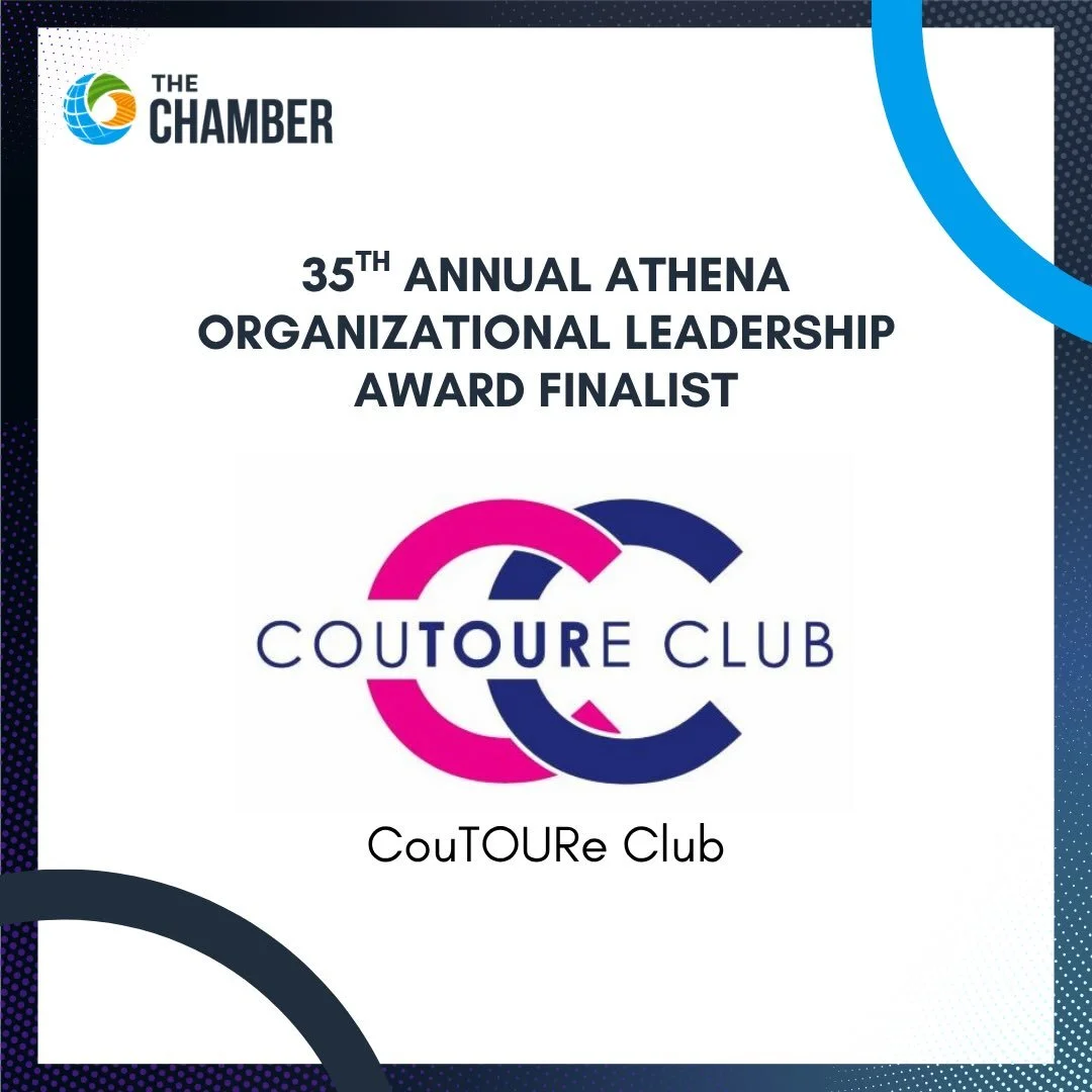 CouTOURe Club is incredibly honored to announce we are one of three organizations named an ATHENA Orginizational Leadership Award Finalist&nbsp;by the Chamber of Commerce of the Palm Beaches. @chamberpalmbeaches This recognition belongs to every woma