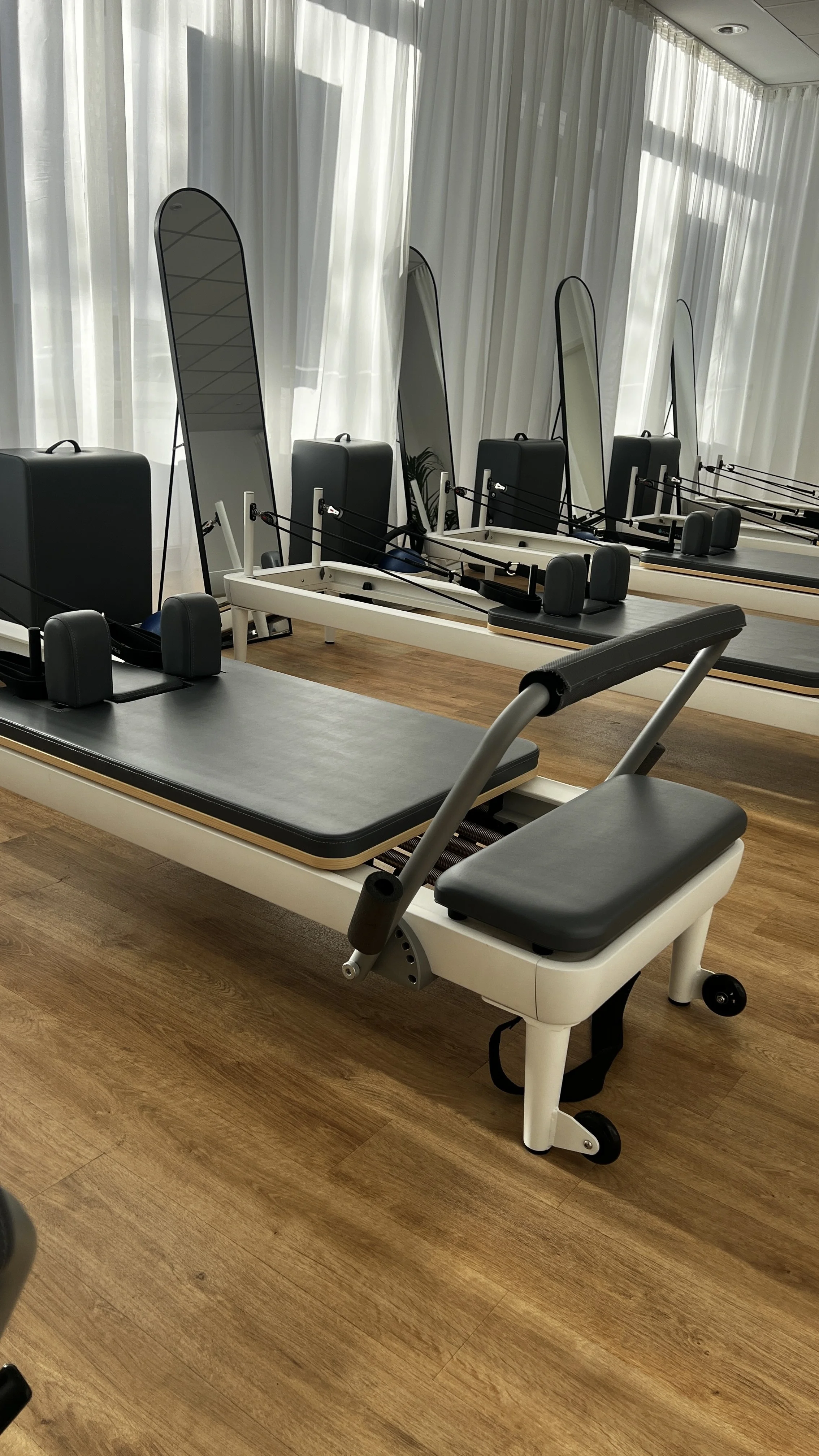 Planche De Réforme Pilates Mosdos Violette - Pliable Usage Domestique & Studio - Neuf