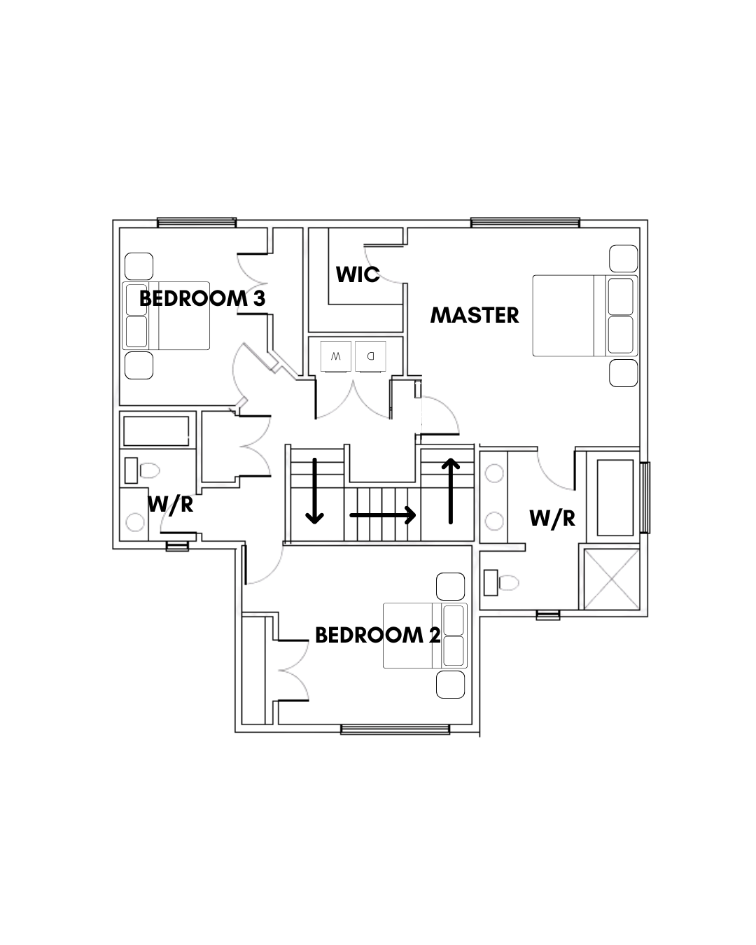 Upper Floor Layout