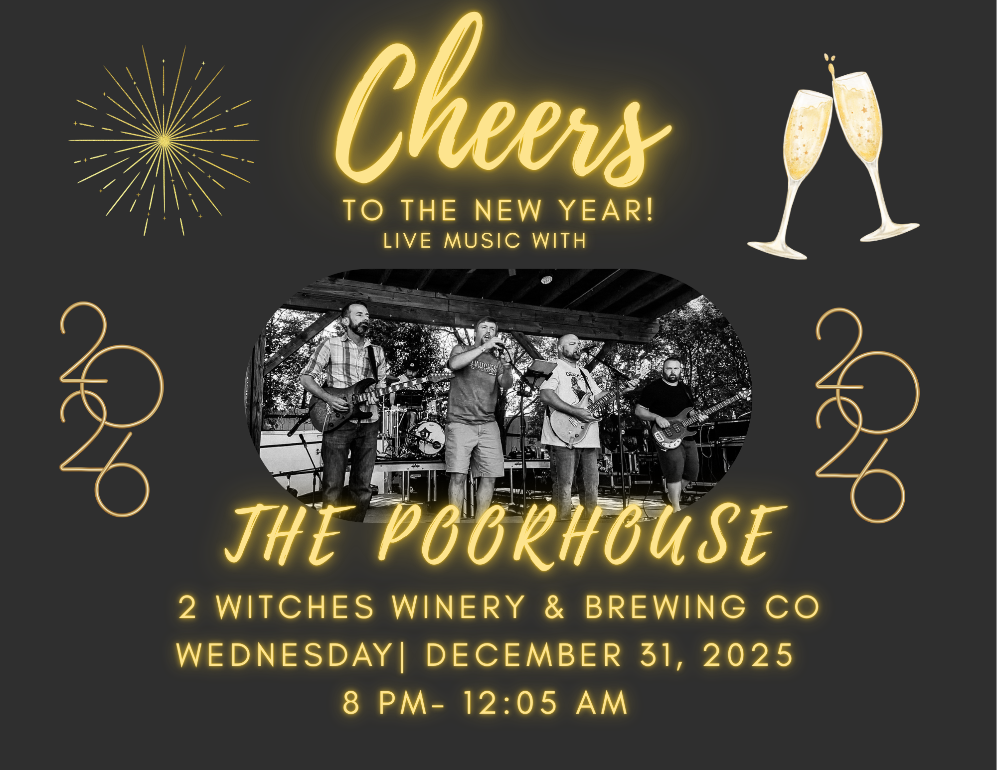 New Year’s Eve with The Poorhouse! 