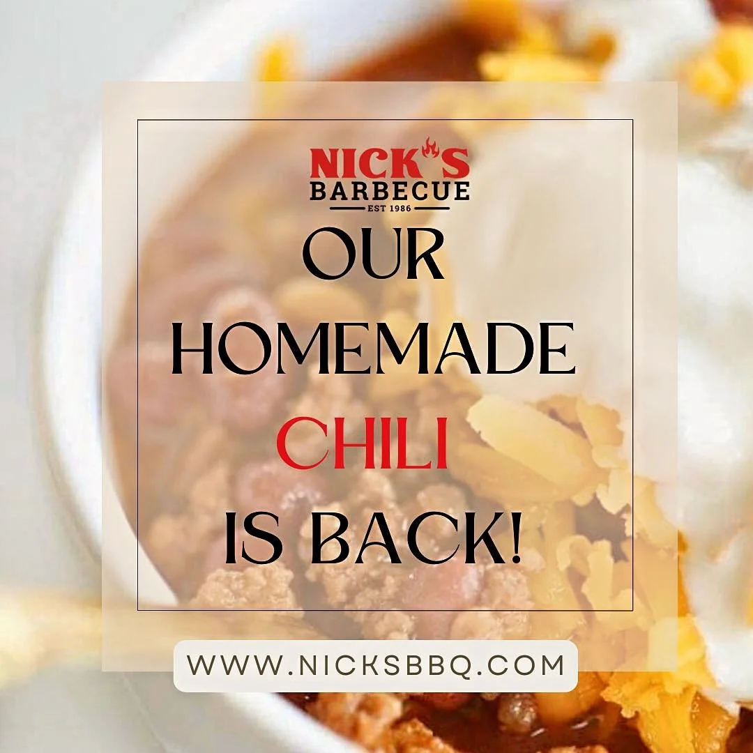 🚨Our Homemade Chili is BACK‼️