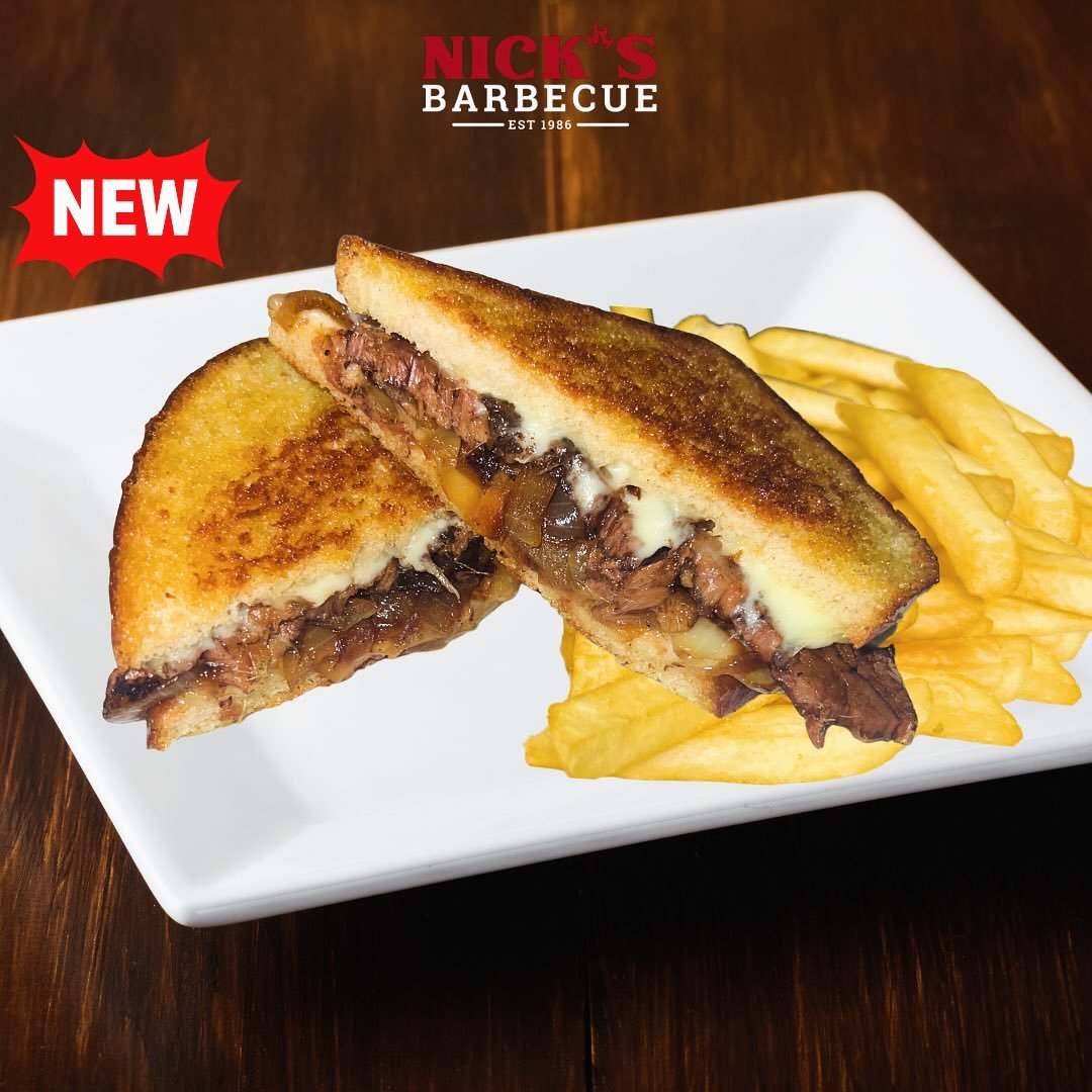🚨New at Nick&rsquo;s - Brisket Melt‼️ On special all month long‼️