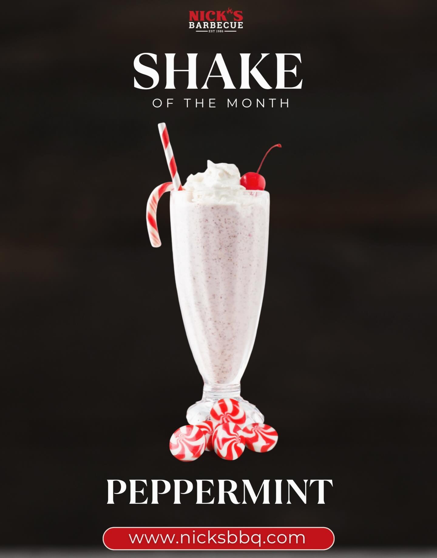 Peppermint Shake of the Month‼️