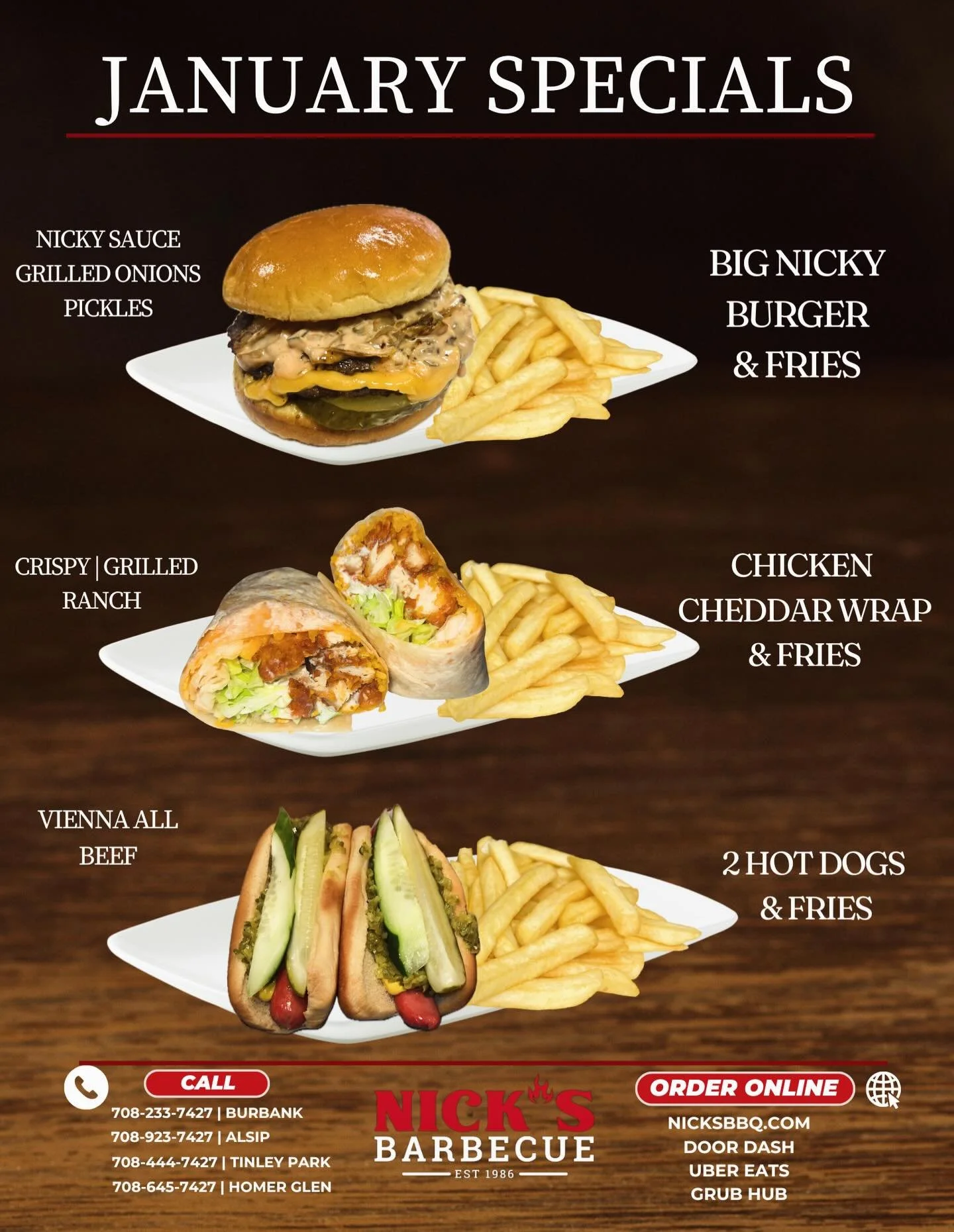 January Specials‼️