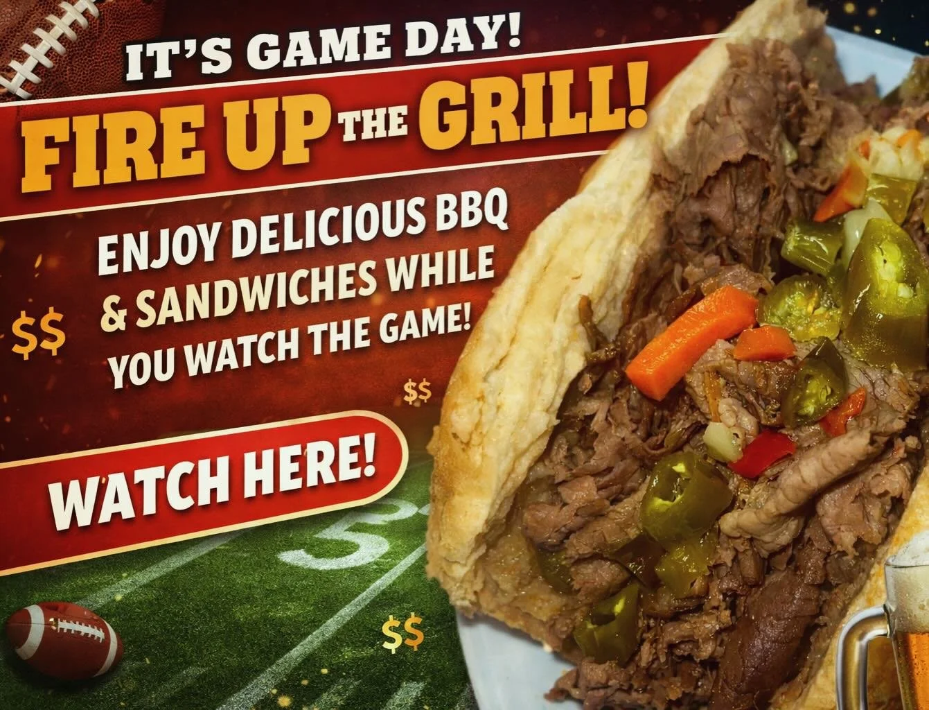 🏈 Let&rsquo;s go Bears‼️ Order online nicksbbq.com ‼️